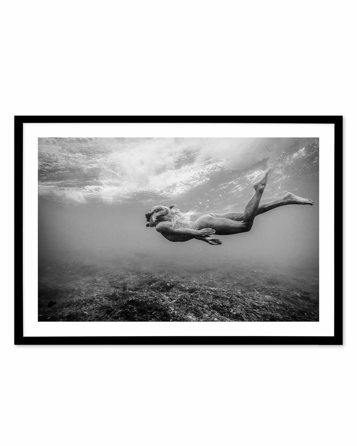 Reef Snorkel Art Print