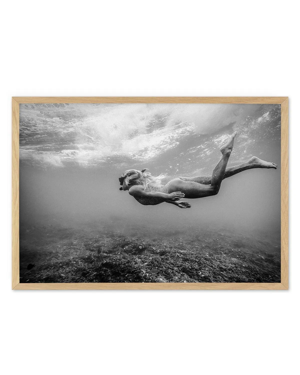 Reef Snorkel Art Print from Olive et Oriel where you can shop wallpaper and artworks online