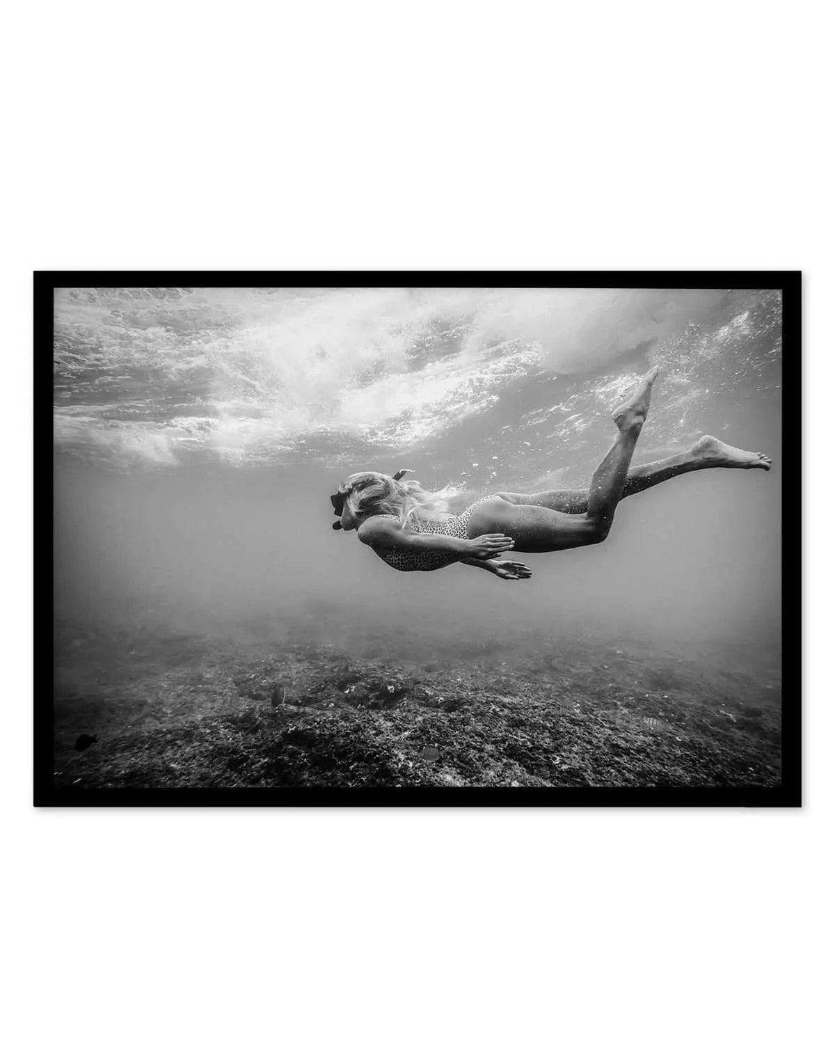 Reef Snorkel Art Print from Olive et Oriel where you can shop wallpaper and artworks online
