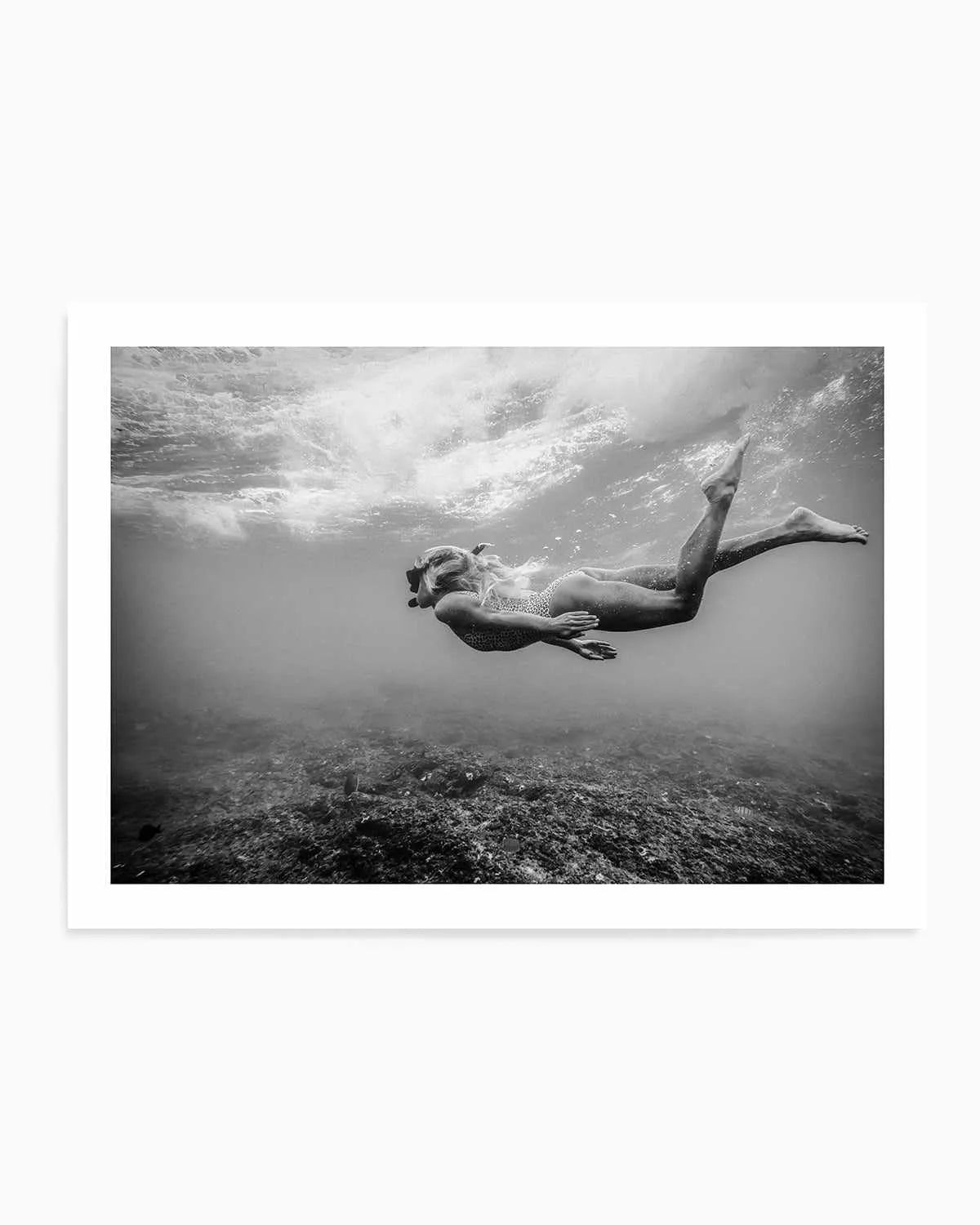 Reef Snorkel Art Print from Olive et Oriel where you can shop wallpaper and artworks online