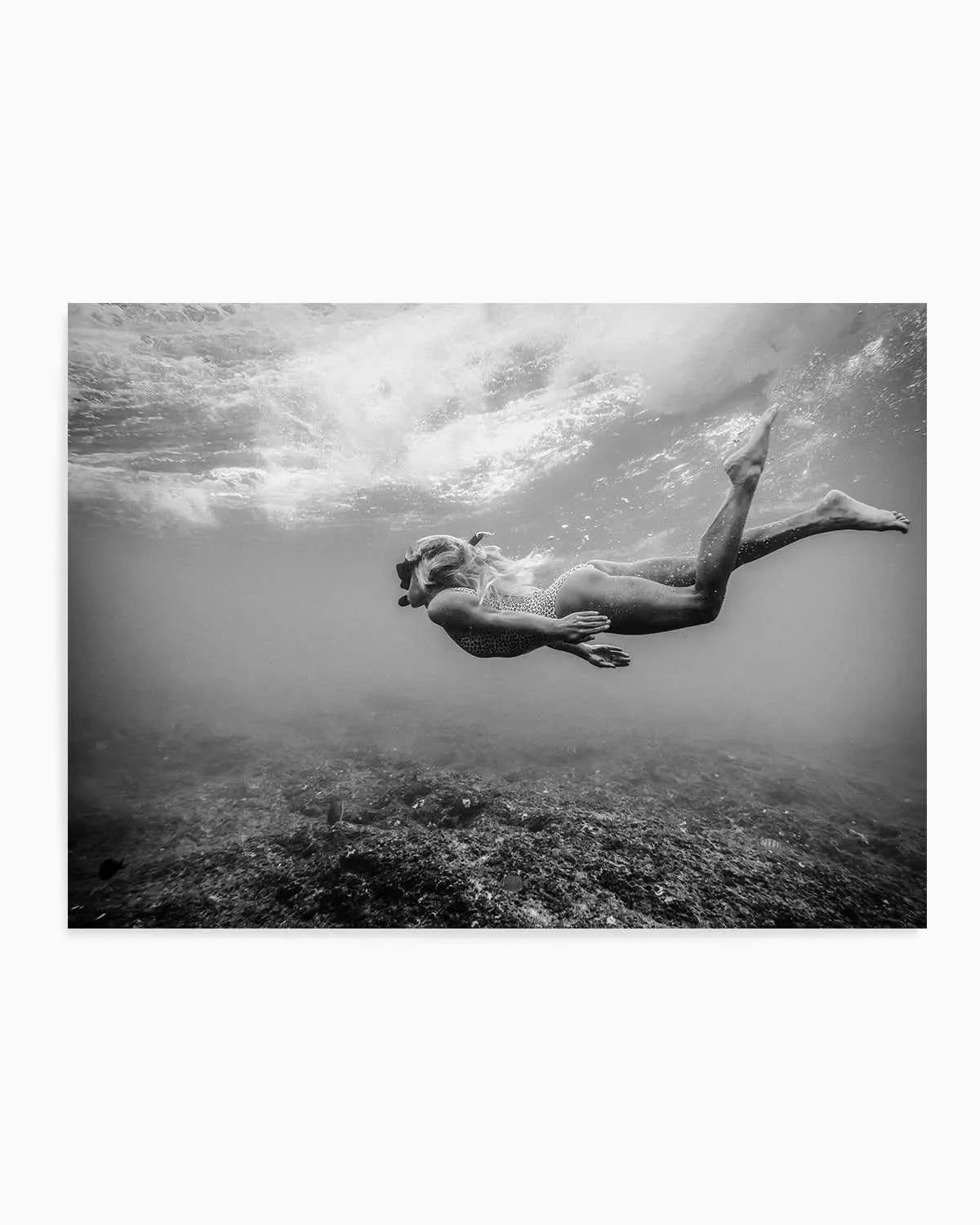 Reef Snorkel Art Print from Olive et Oriel where you can shop wallpaper and artworks online