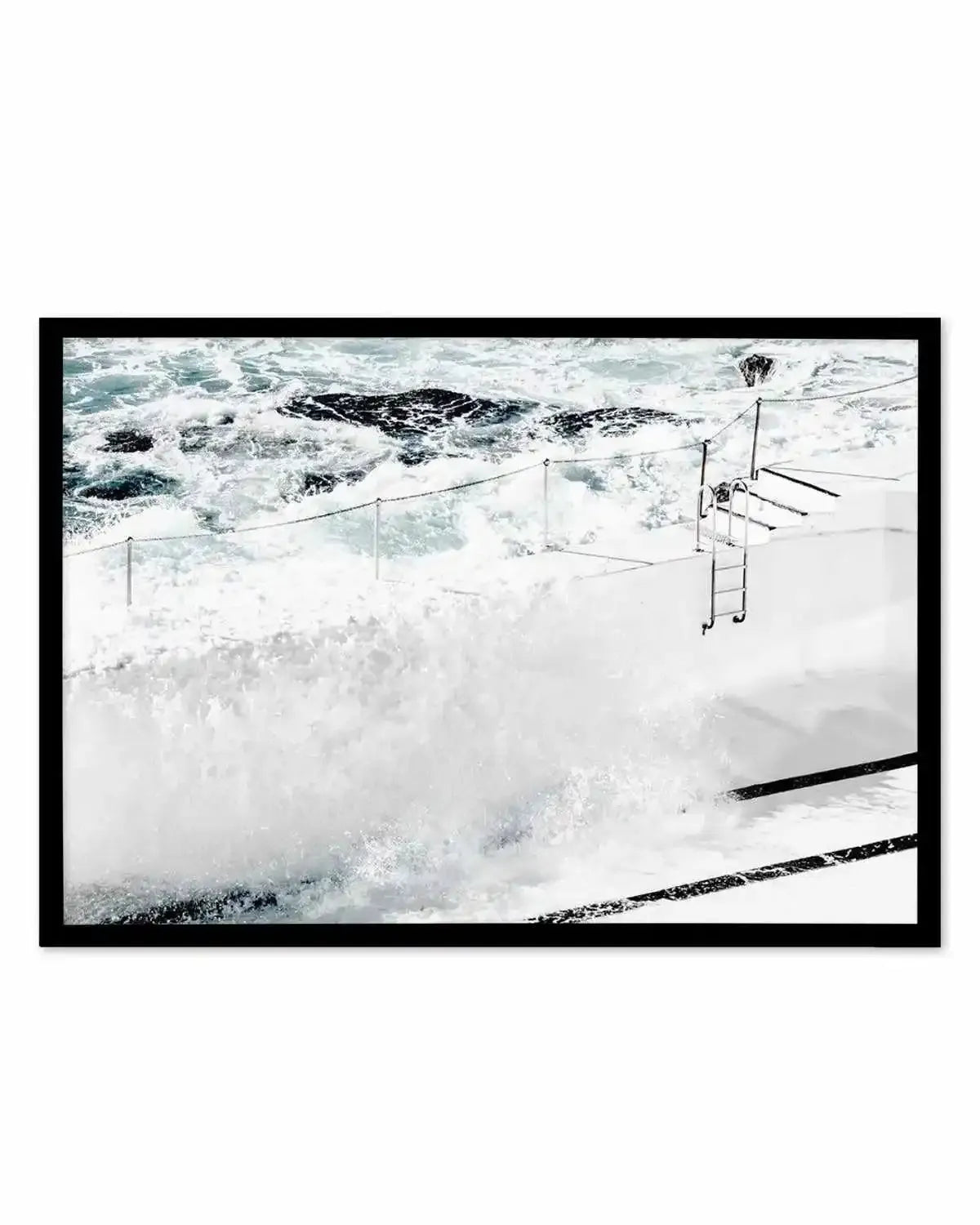 Refill, Icebergs Bondi Art Print from Olive et Oriel where you can shop wallpaper and artworks online
