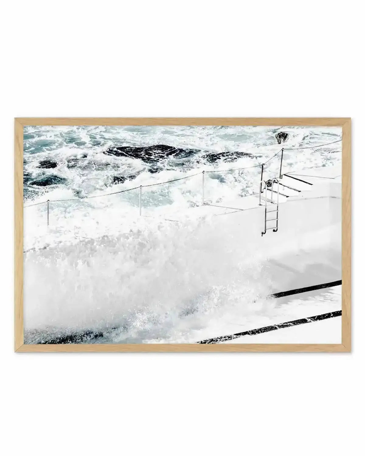 Refill, Icebergs Bondi Art Print from Olive et Oriel where you can shop wallpaper and artworks online