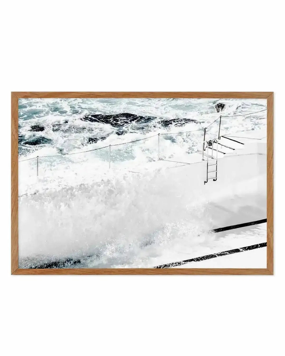 Refill, Icebergs Bondi Art Print from Olive et Oriel where you can shop wallpaper and artworks online