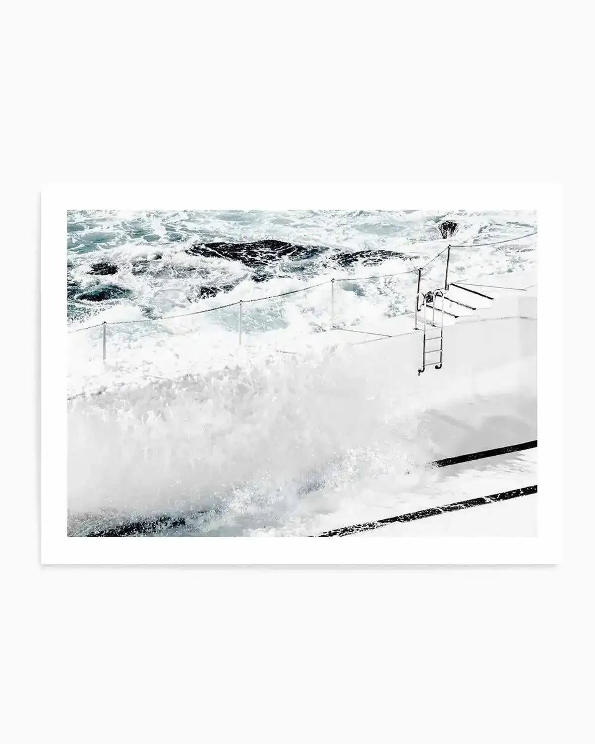 Refill, Icebergs Bondi Art Print from Olive et Oriel where you can shop wallpaper and artworks online