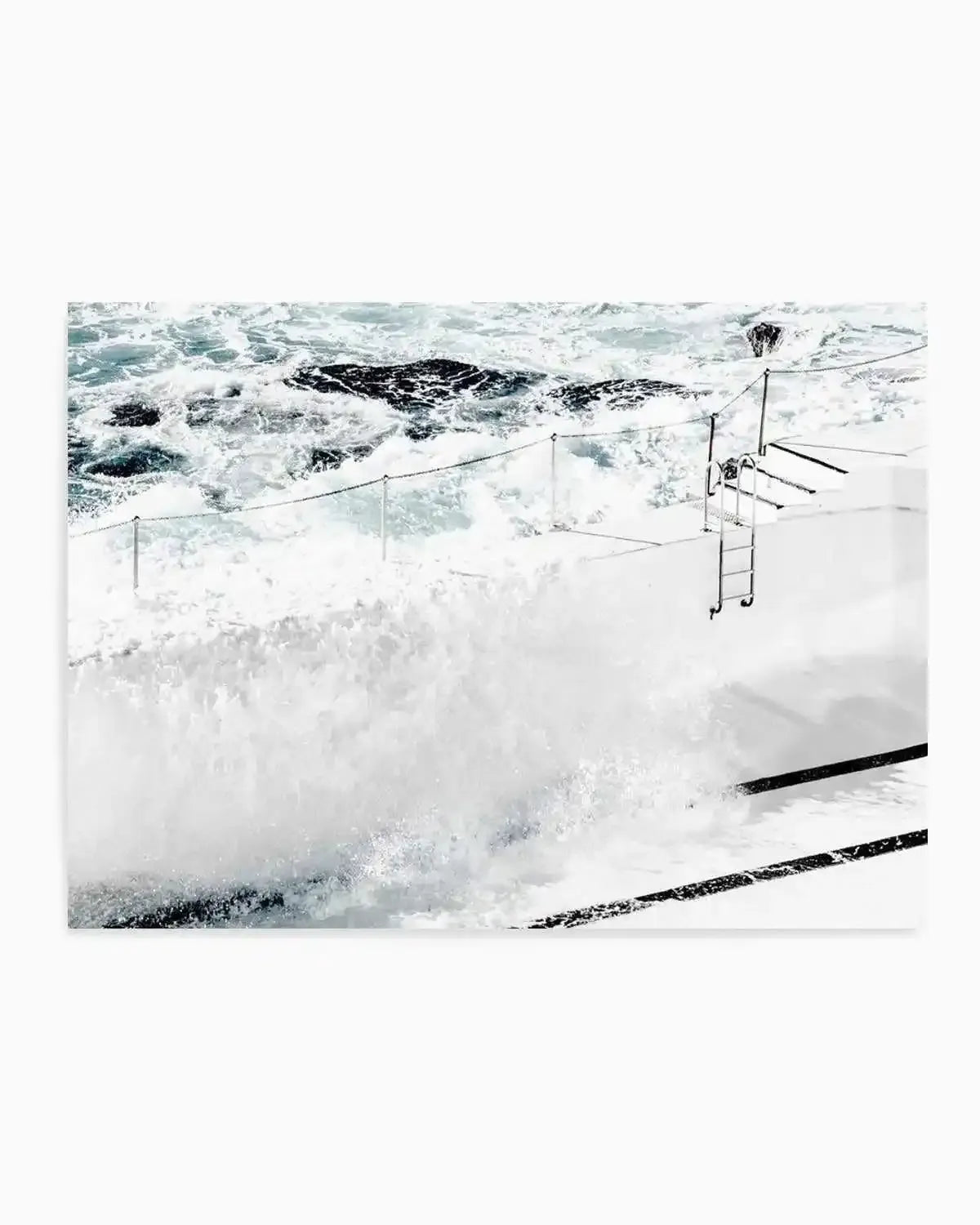 Refill, Icebergs Bondi Art Print from Olive et Oriel where you can shop wallpaper and artworks online