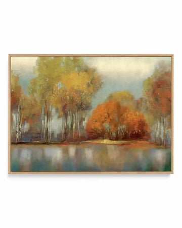 Autumn Forest | Framed Canvas Art Print from Olive et Oriel where you can shop wallpaper and artworks online