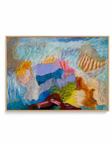 Refreshing by Svend Kindt-Larsen | Framed Canvas Art Print from Olive et Oriel where you can shop wallpaper and artworks online