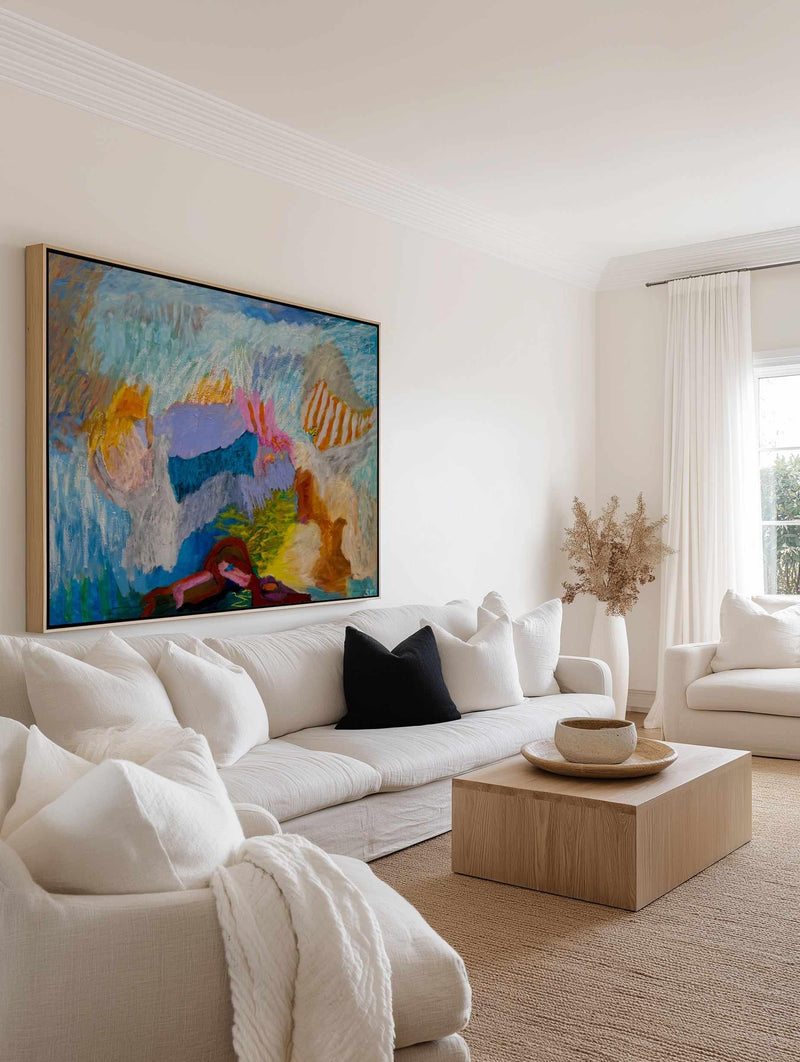 Refreshing by Svend Kindt-Larsen | Framed Canvas Art Print from Olive et Oriel where you can shop wallpaper and artworks online