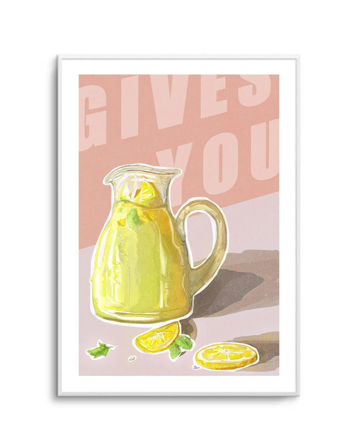 When Life Gives You Lemons II Art Print-PRINT-Olive et Oriel-Olive et Oriel-A5 | 5.8" x 8.3" | 14.8 x 21cm-Unframed Art Print-With White Border-Buy-Australian-Art-Prints-Online-with-Olive-et-Oriel-Your-Artwork-Specialists-Austrailia-Decorate-With-Coastal-Photo-Wall-Art-Prints-From-Our-Beach-House-Artwork-Collection-Fine-Poster-and-Framed-Artwork