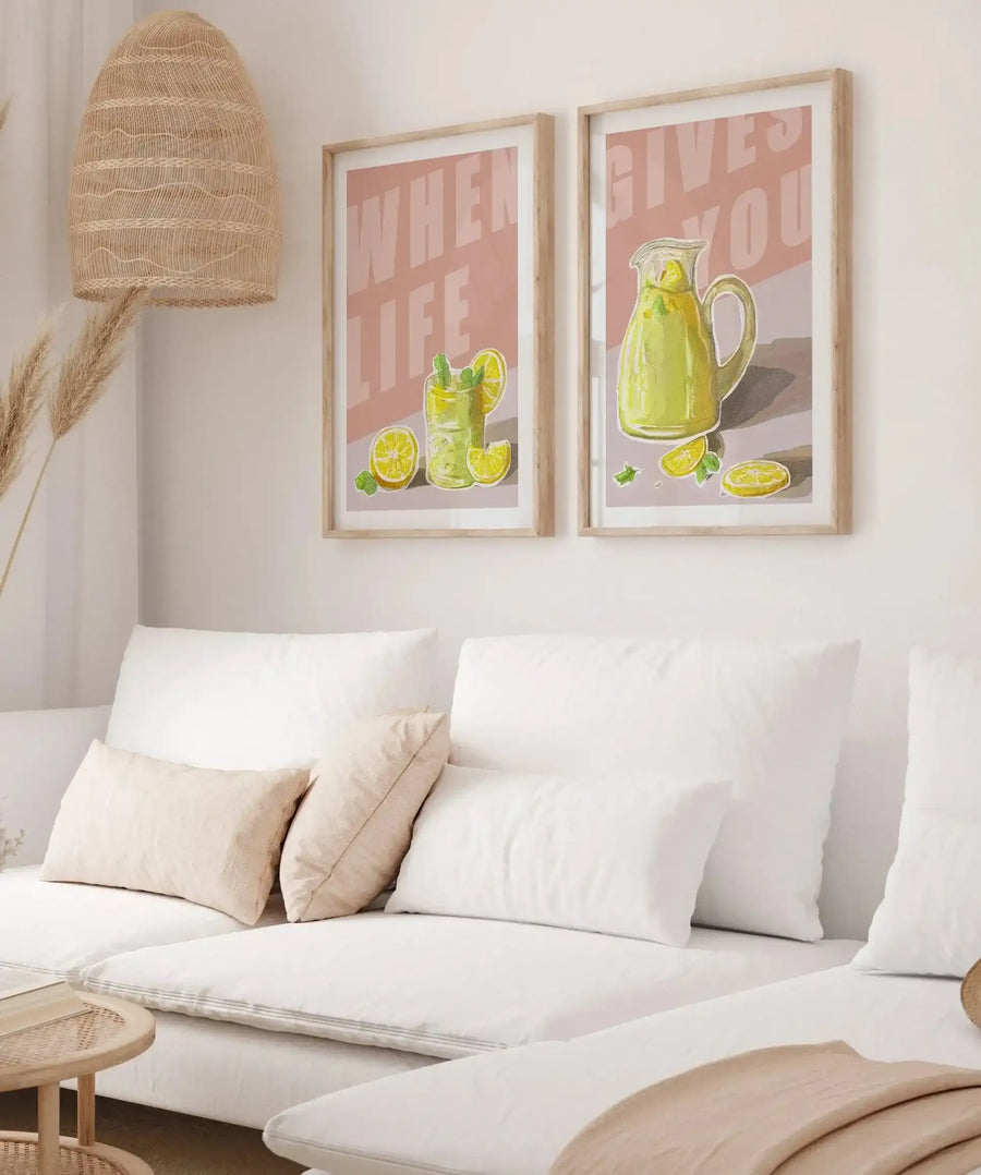 When Life Gives You Lemons II Art Print-PRINT-Olive et Oriel-Olive et Oriel-Buy-Australian-Art-Prints-Online-with-Olive-et-Oriel-Your-Artwork-Specialists-Austrailia-Decorate-With-Coastal-Photo-Wall-Art-Prints-From-Our-Beach-House-Artwork-Collection-Fine-Poster-and-Framed-Artwork