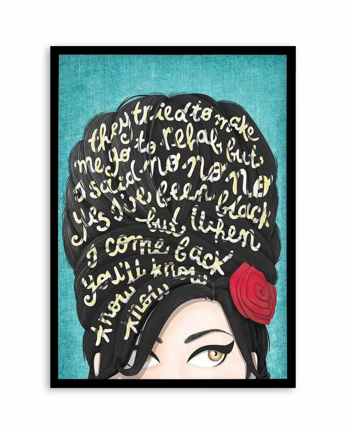 Rehab | Draw Me A Song Collection Art Print from Olive et Oriel where you can shop wallpaper and artworks online