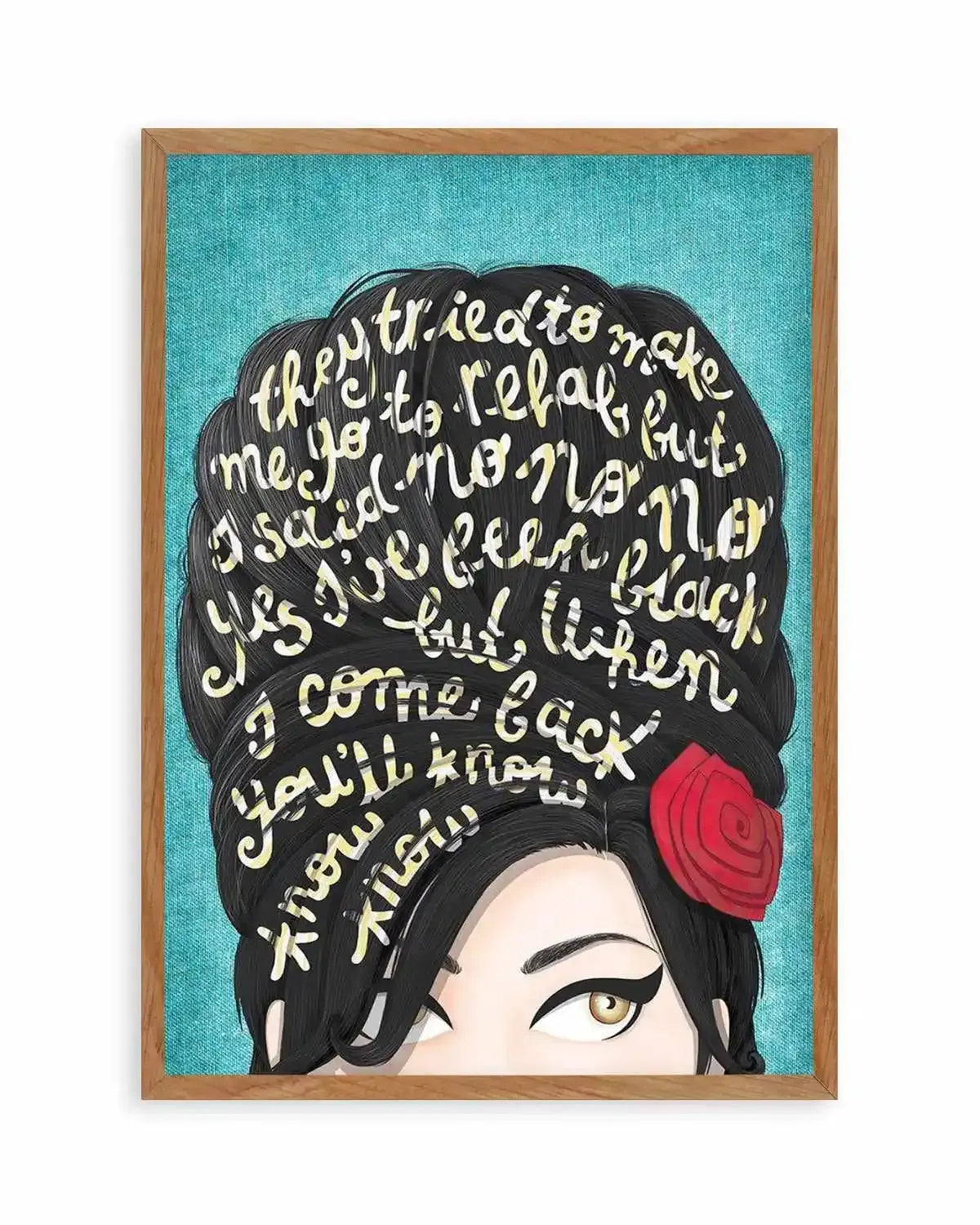 Rehab | Draw Me A Song Collection Art Print from Olive et Oriel where you can shop wallpaper and artworks online