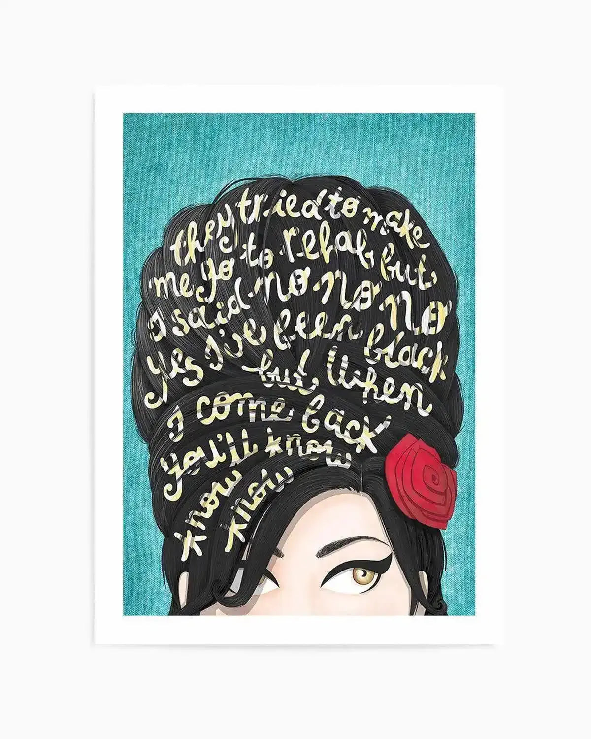 Rehab | Draw Me A Song Collection Art Print from Olive et Oriel where you can shop wallpaper and artworks online