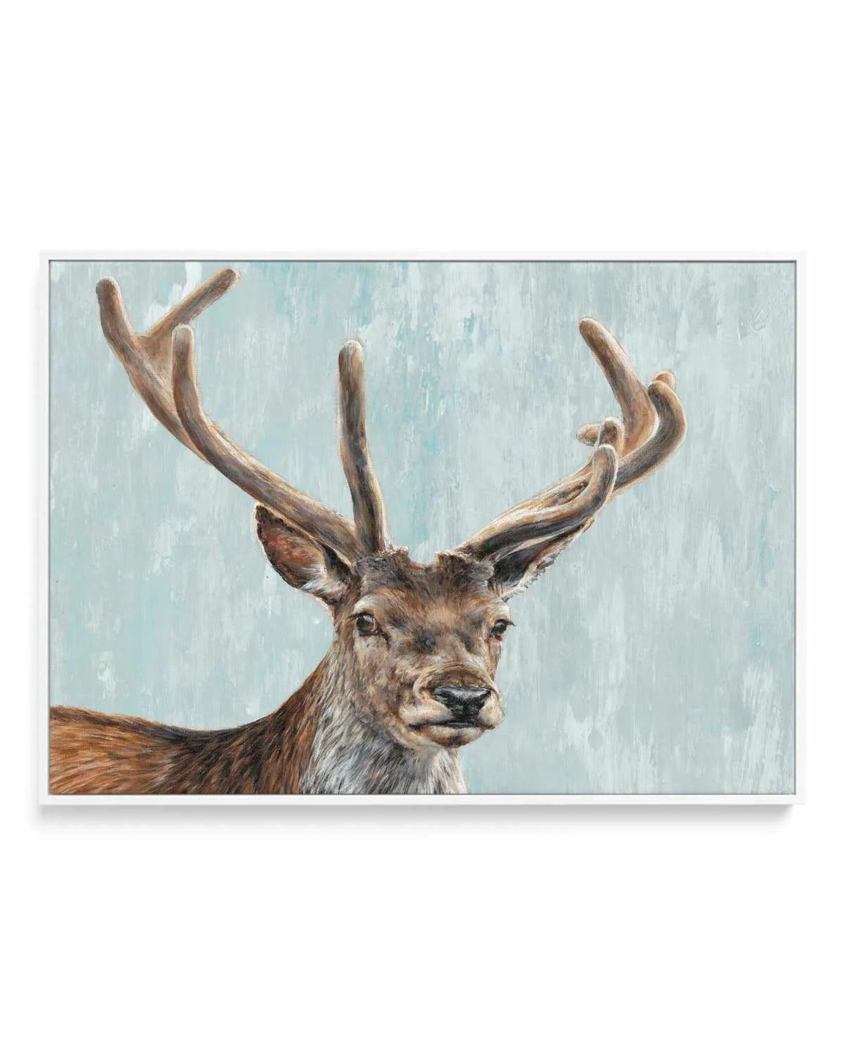 Reindeer | Framed Canvas Art Print from Olive et Oriel where you can shop wallpaper and artworks online
