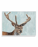 Reindeer | Framed Canvas Art Print