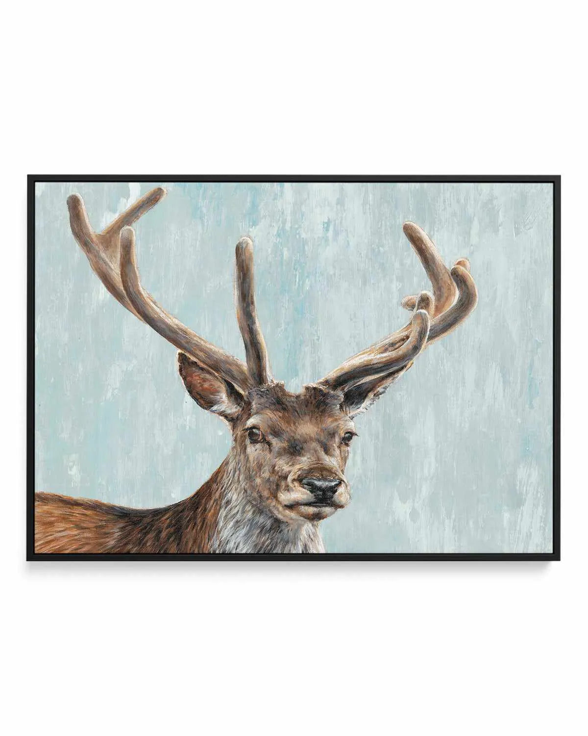 Reindeer | Framed Canvas Art Print from Olive et Oriel where you can shop wallpaper and artworks online