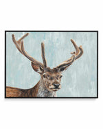 Reindeer | Framed Canvas Art Print