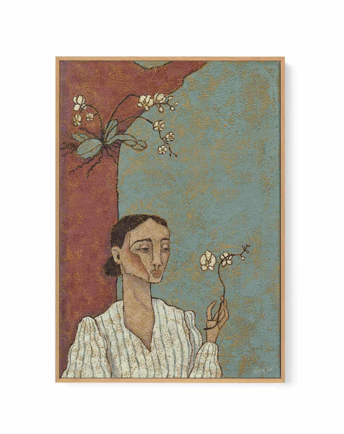 Relationality by Julie Celina | Framed Canvas Art Print from Olive et Oriel where you can shop wallpaper and artworks online