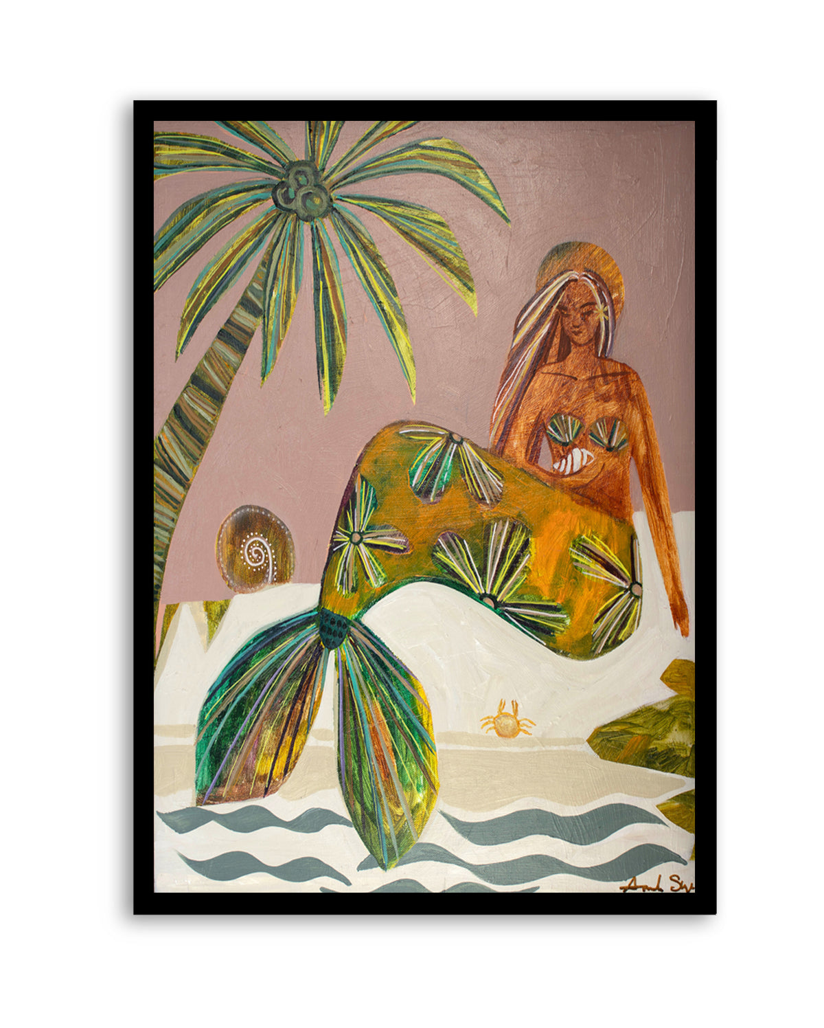 Release it To The Sea | Art Print from Olive et Oriel where you can shop wallpaper and artworks online