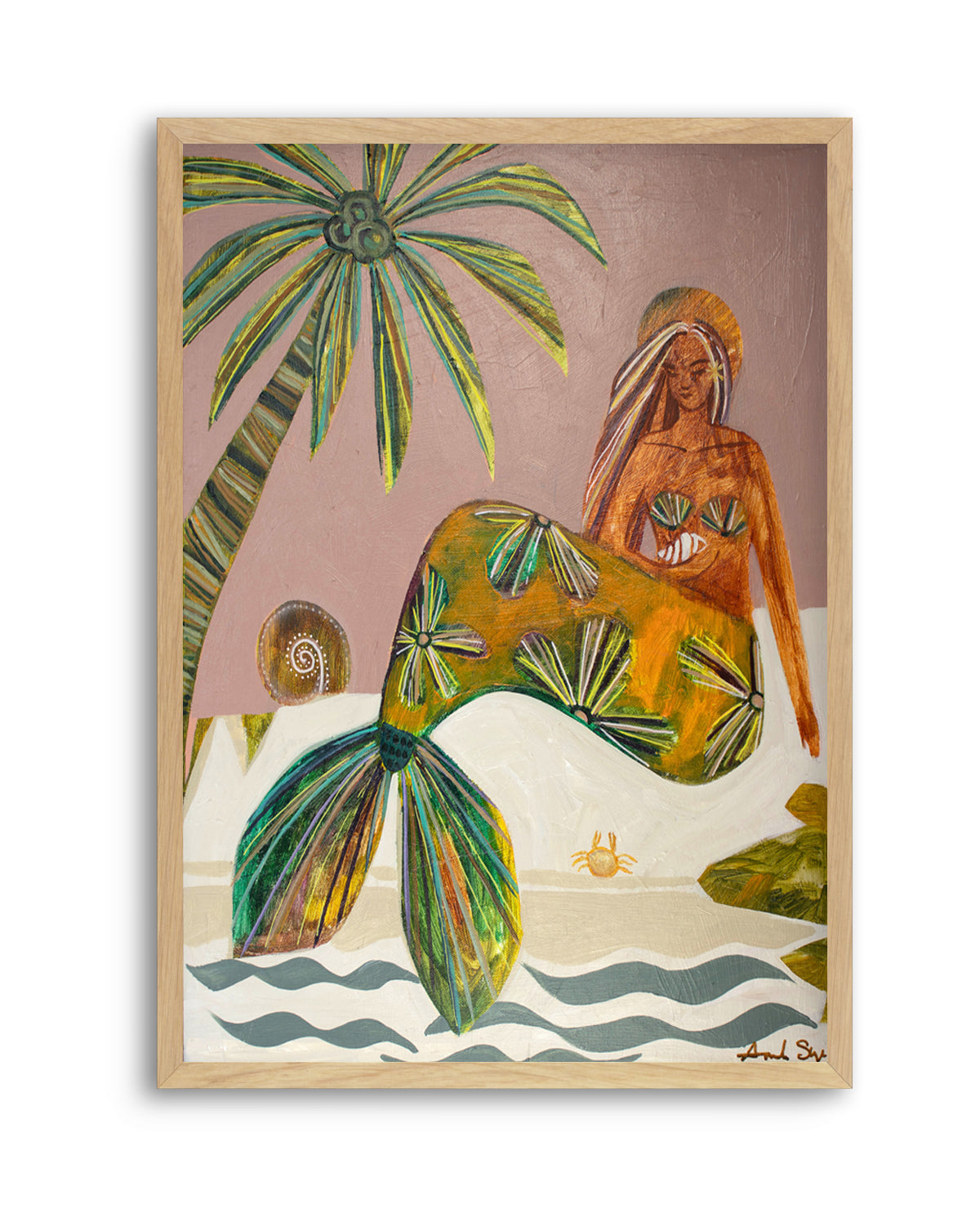 Release it To The Sea | Art Print from Olive et Oriel where you can shop wallpaper and artworks online
