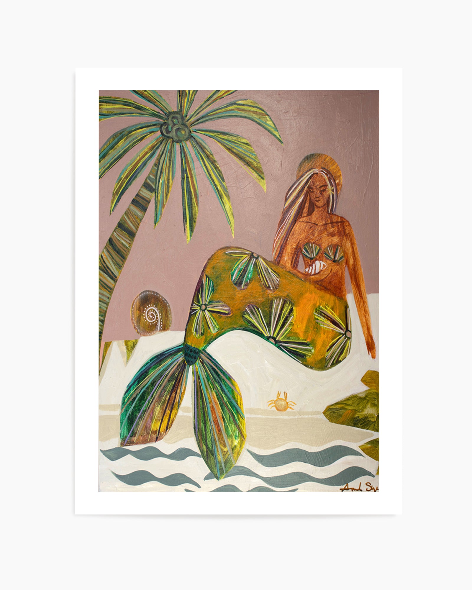 Release it To The Sea | Art Print from Olive et Oriel where you can shop wallpaper and artworks online