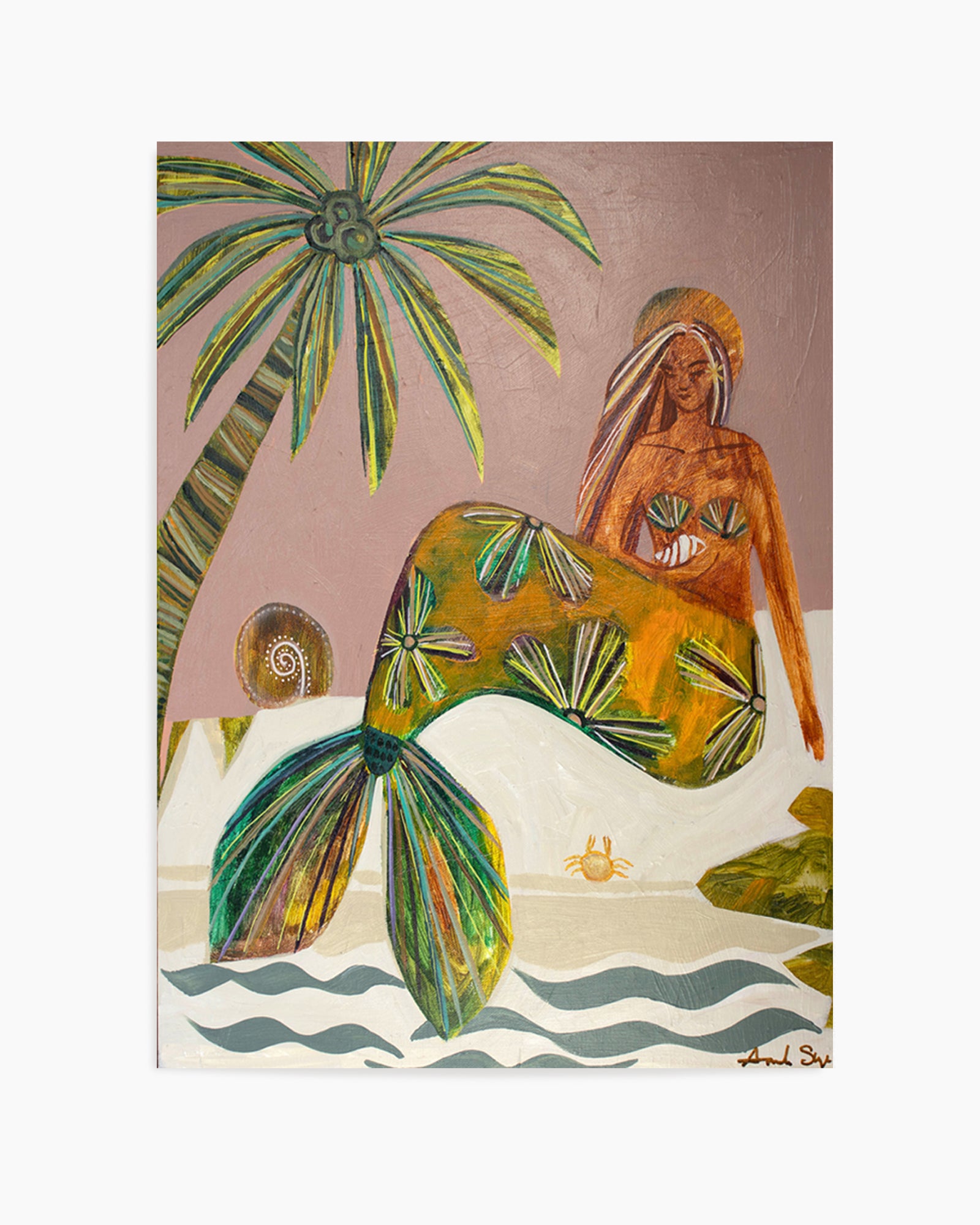 Release it To The Sea | Art Print from Olive et Oriel where you can shop wallpaper and artworks online