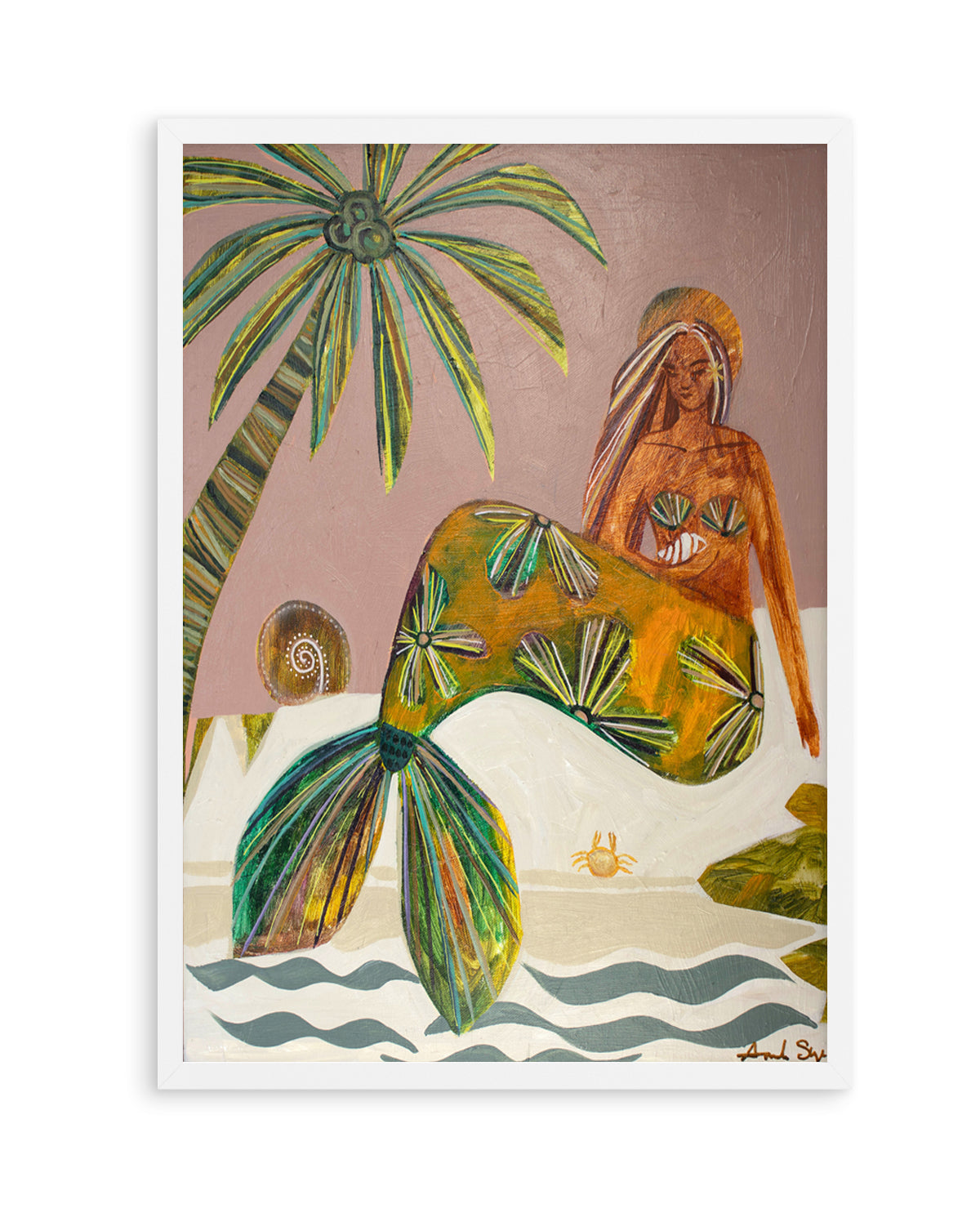 Release it To The Sea | Art Print from Olive et Oriel where you can shop wallpaper and artworks online