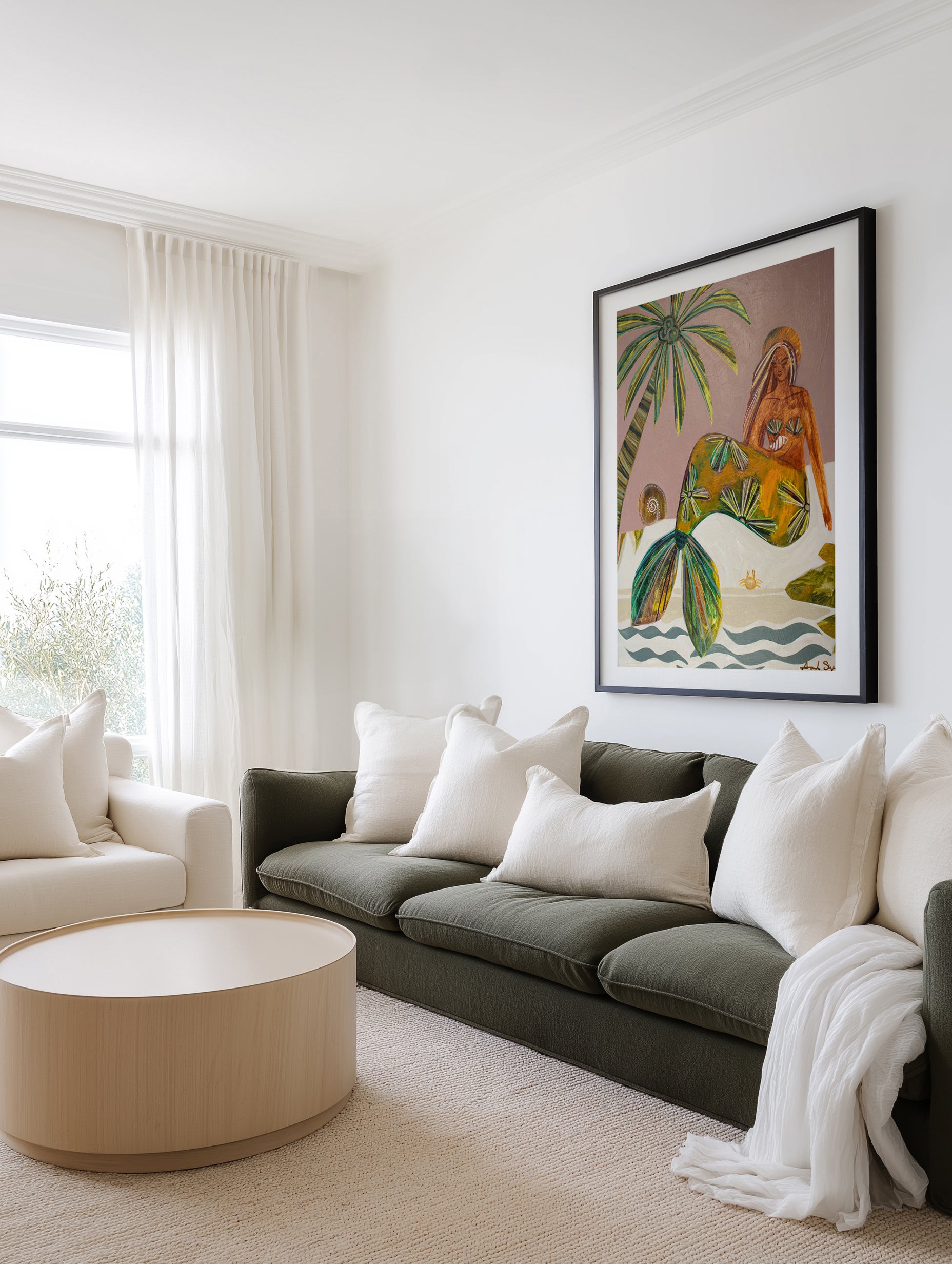 Release it To The Sea | Art Print from Olive et Oriel where you can shop wallpaper and artworks online