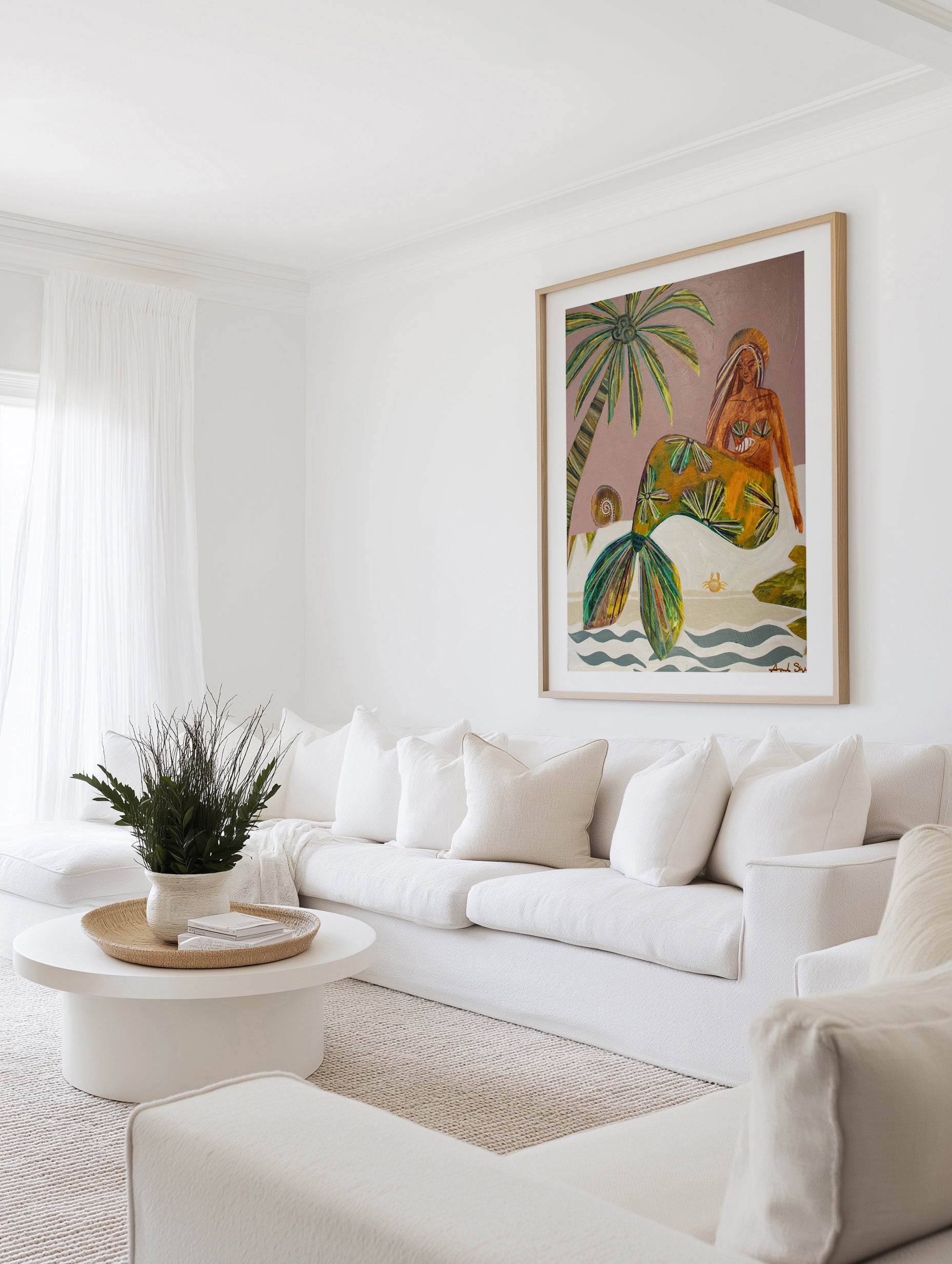 Release it To The Sea | Art Print from Olive et Oriel where you can shop wallpaper and artworks online