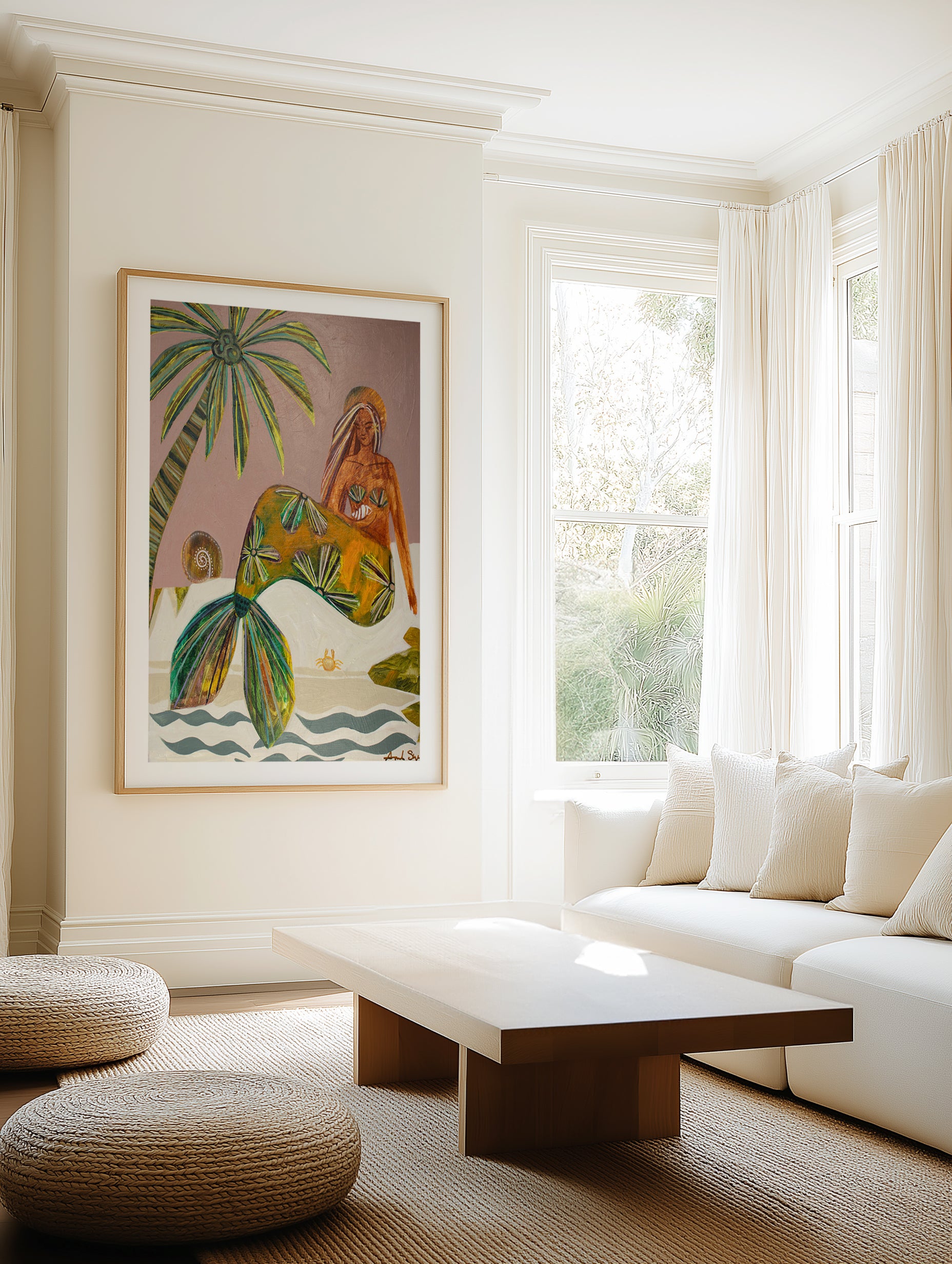 Release it To The Sea | Art Print from Olive et Oriel where you can shop wallpaper and artworks online