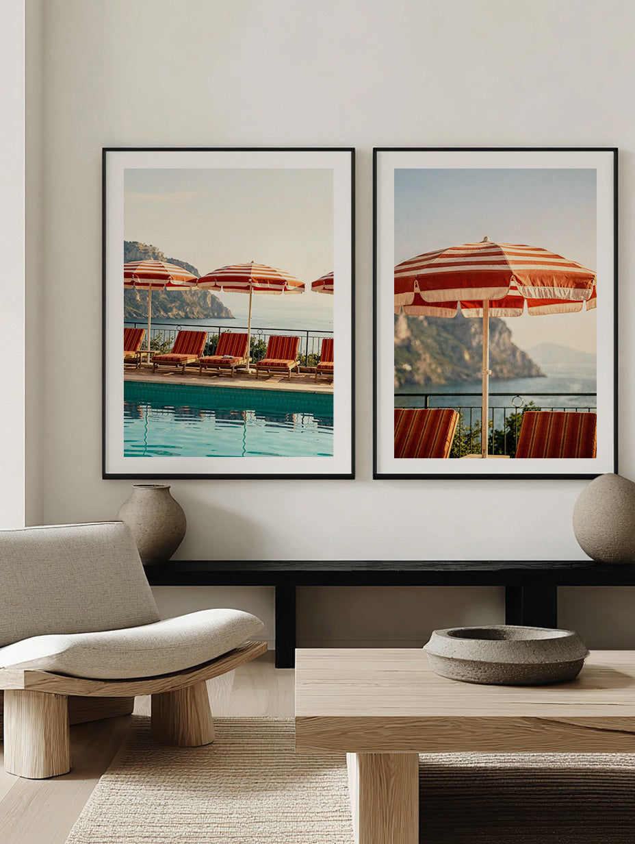 Reserved Seating I & II Art Print Set of 2 | Matching Wall Art