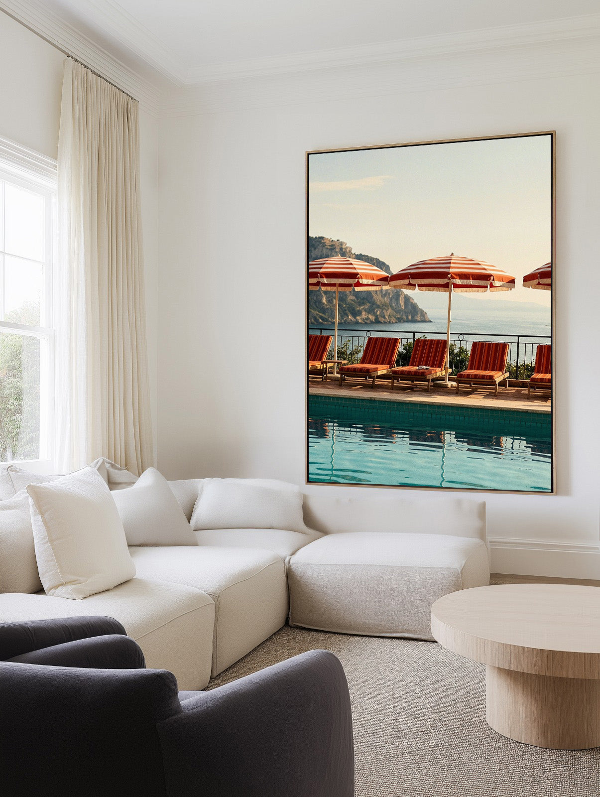 Reserved Seating I | Framed Canvas Art Print