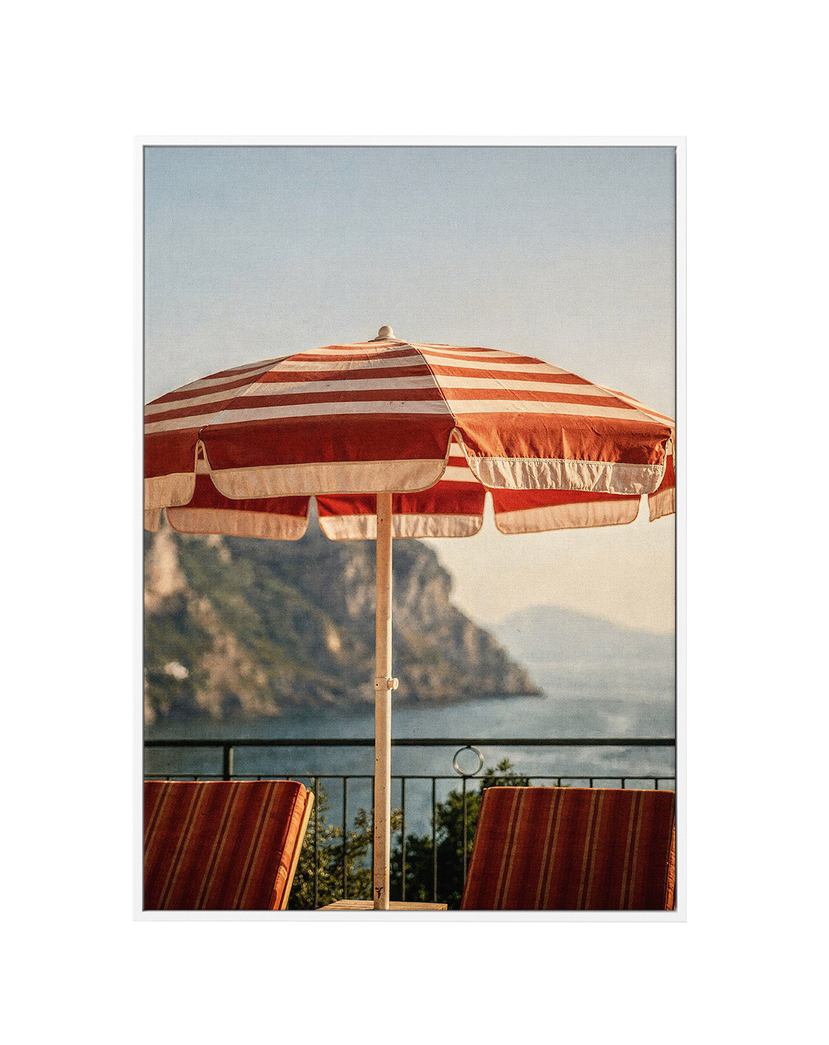 Reserved Seating II | Framed Canvas Art Print