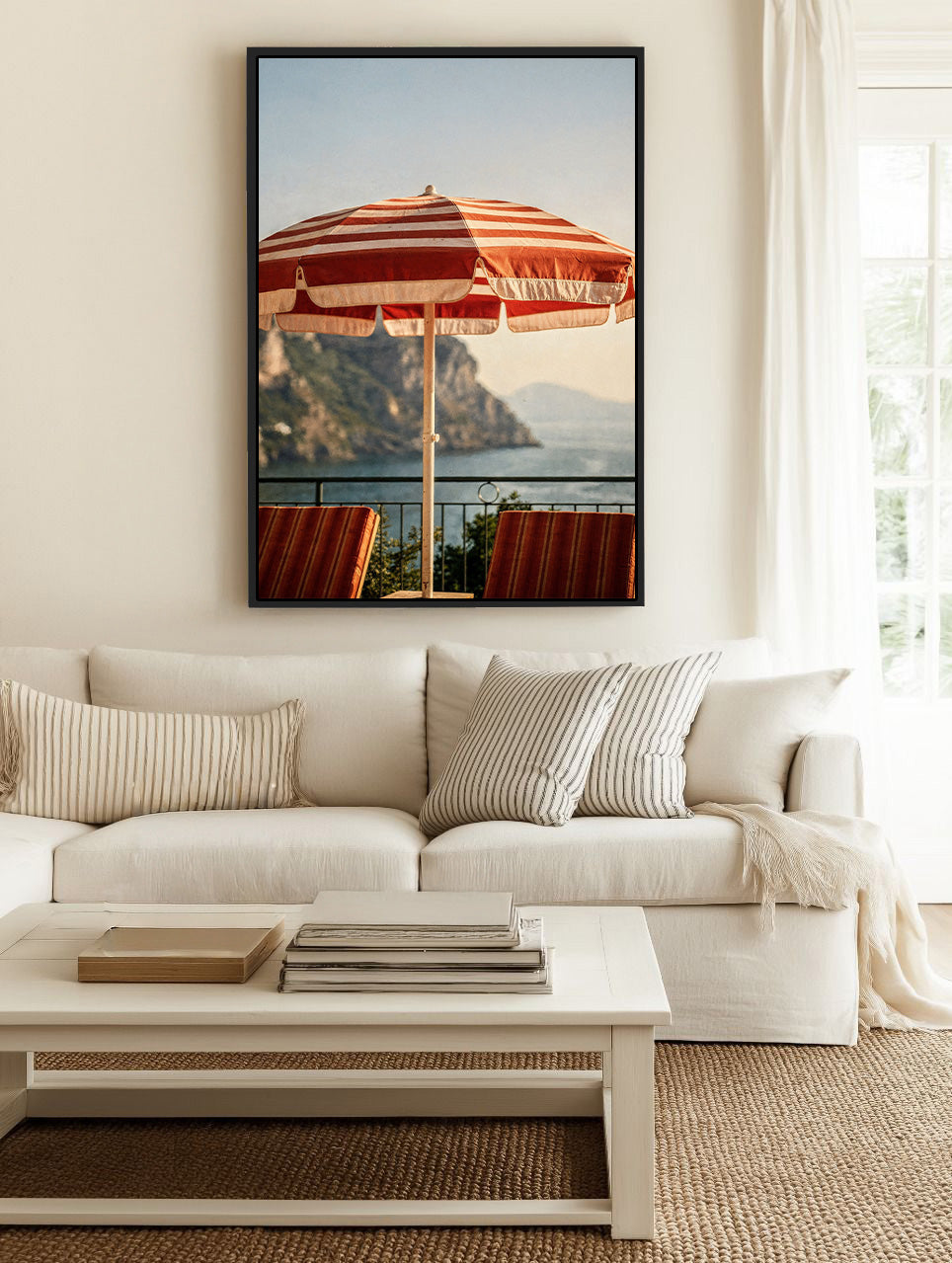 Reserved Seating II | Framed Canvas Art Print