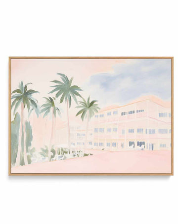 Resort Dreamscape | Framed Canvas Art Print from Olive et Oriel where you can shop wallpaper and artworks online