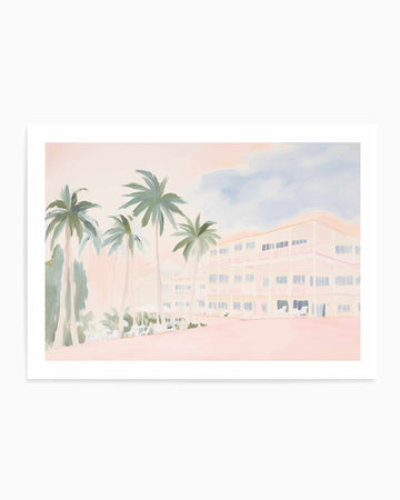 Resort Dreamscape | Art Print from Olive et Oriel where you can shop wallpaper and artworks online
