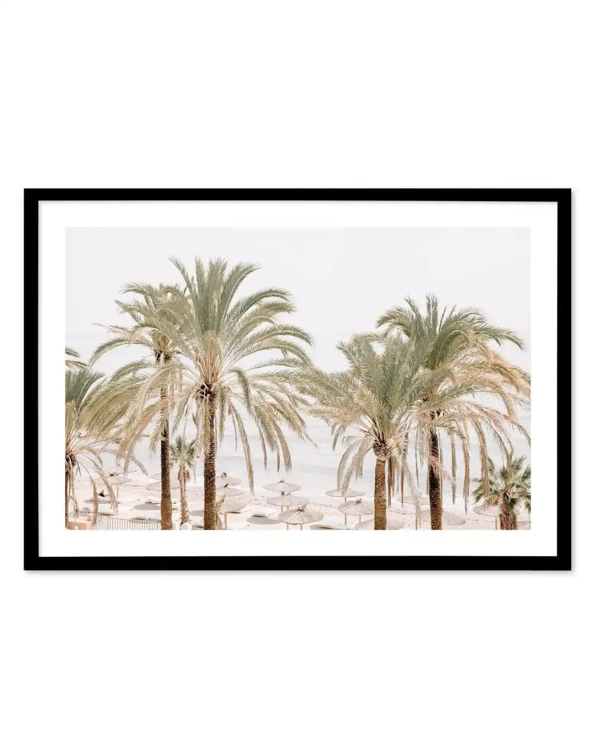 Resort de Palmas II Art Print-PRINT-Olive et Oriel-Olive et Oriel-A4 | 8.3" x 11.7" | 21 x 29.7cm-Black-With White Border-Buy-Australian-Art-Prints-Online-with-Olive-et-Oriel-Your-Artwork-Specialists-Austrailia-Decorate-With-Coastal-Photo-Wall-Art-Prints-From-Our-Beach-House-Artwork-Collection-Fine-Poster-and-Framed-Artwork