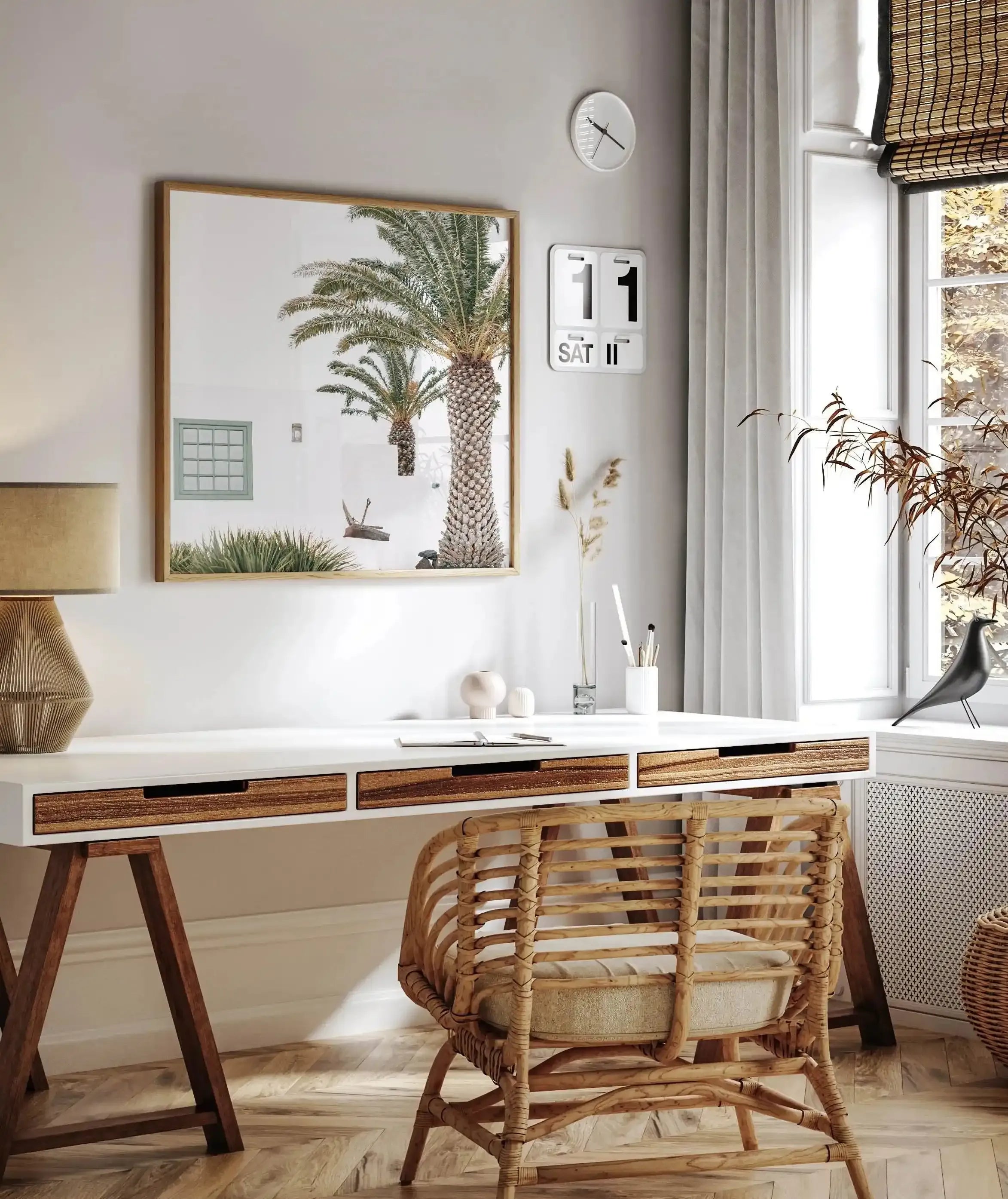 Resort de Palmas V SQ Art Print-PRINT-Olive et Oriel-Olive et Oriel-Buy-Australian-Art-Prints-Online-with-Olive-et-Oriel-Your-Artwork-Specialists-Austrailia-Decorate-With-Coastal-Photo-Wall-Art-Prints-From-Our-Beach-House-Artwork-Collection-Fine-Poster-and-Framed-Artwork