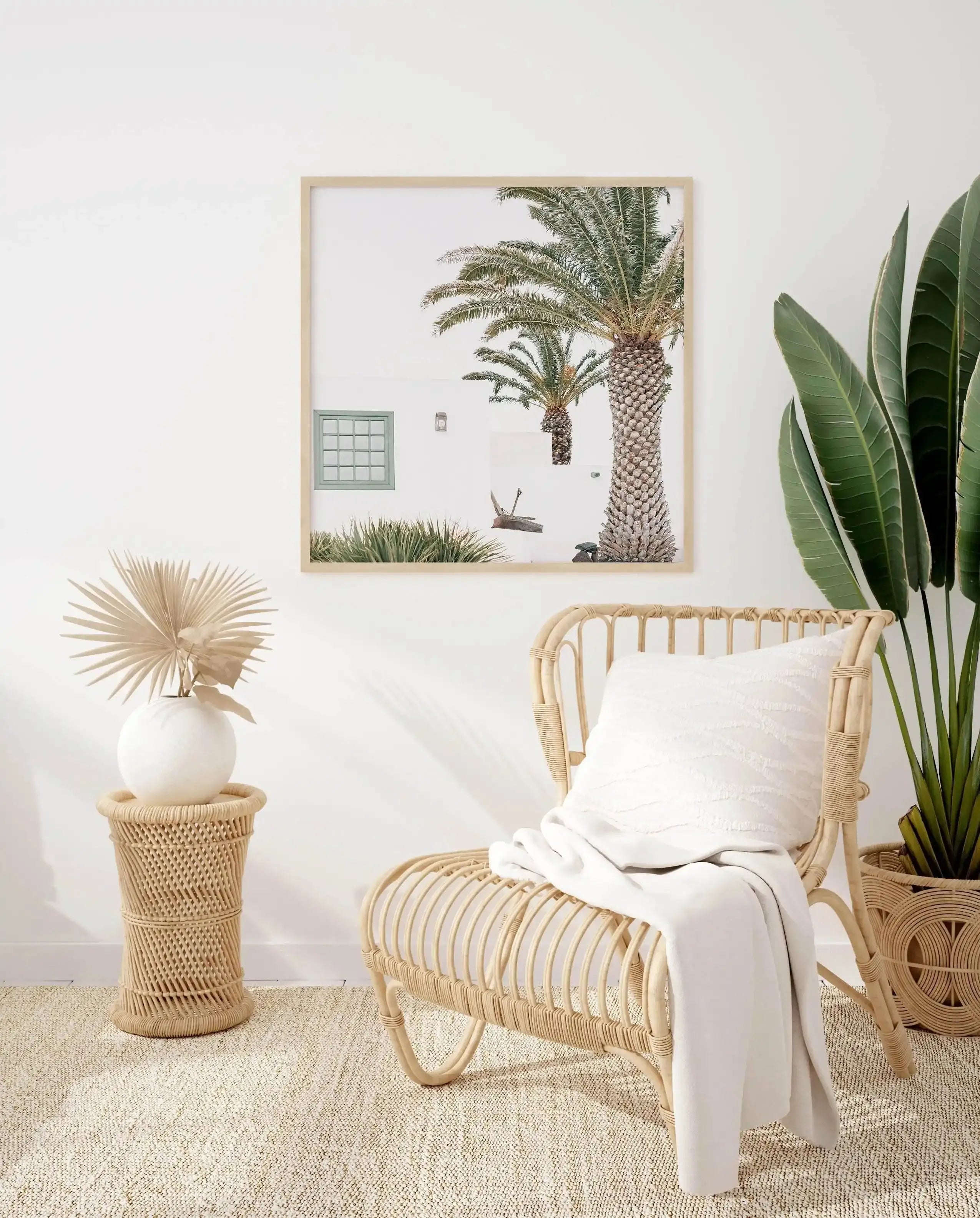 Resort de Palmas V SQ Art Print-PRINT-Olive et Oriel-Olive et Oriel-Buy-Australian-Art-Prints-Online-with-Olive-et-Oriel-Your-Artwork-Specialists-Austrailia-Decorate-With-Coastal-Photo-Wall-Art-Prints-From-Our-Beach-House-Artwork-Collection-Fine-Poster-and-Framed-Artwork