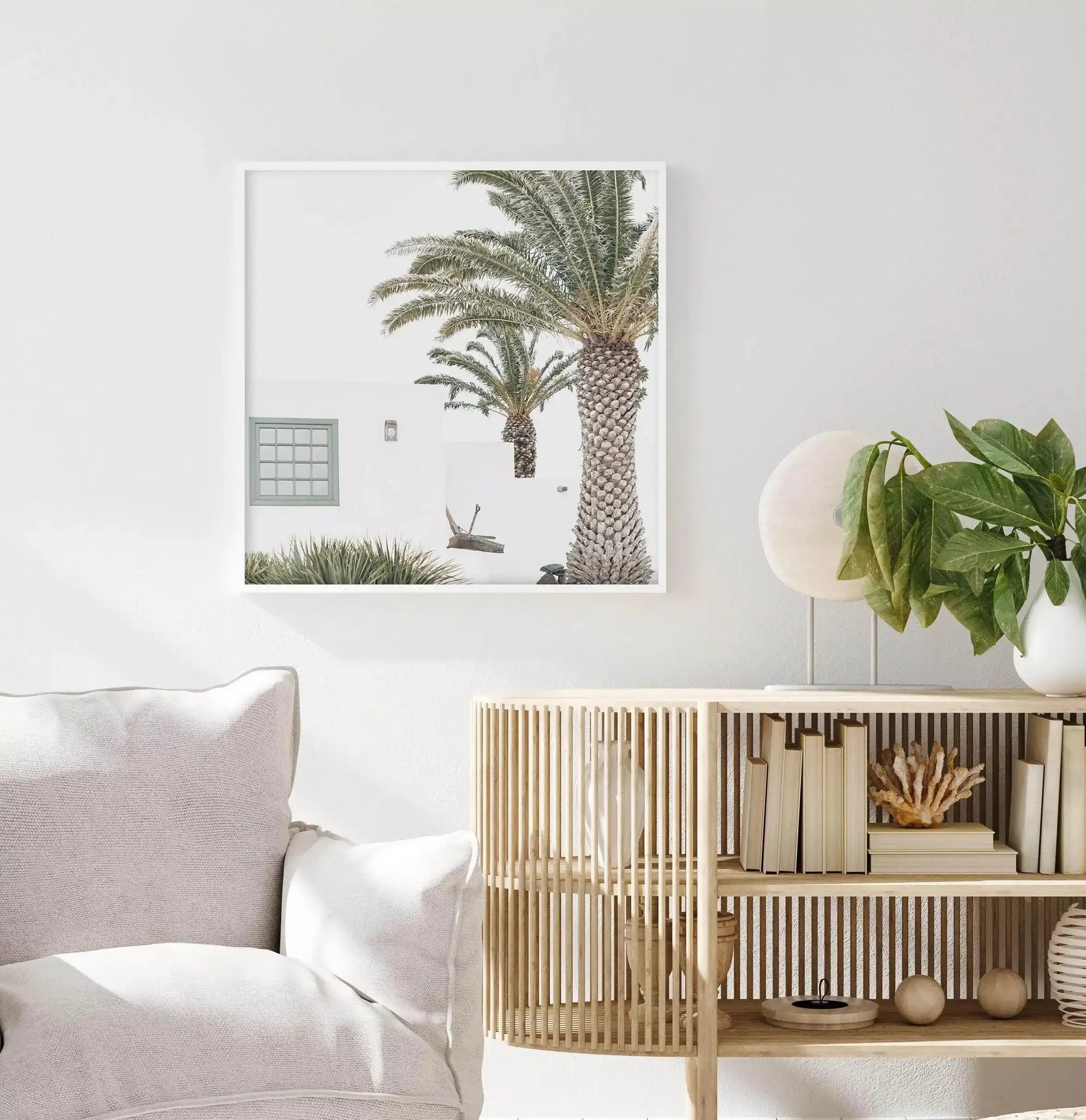 Resort de Palmas V SQ Art Print-PRINT-Olive et Oriel-Olive et Oriel-Buy-Australian-Art-Prints-Online-with-Olive-et-Oriel-Your-Artwork-Specialists-Austrailia-Decorate-With-Coastal-Photo-Wall-Art-Prints-From-Our-Beach-House-Artwork-Collection-Fine-Poster-and-Framed-Artwork