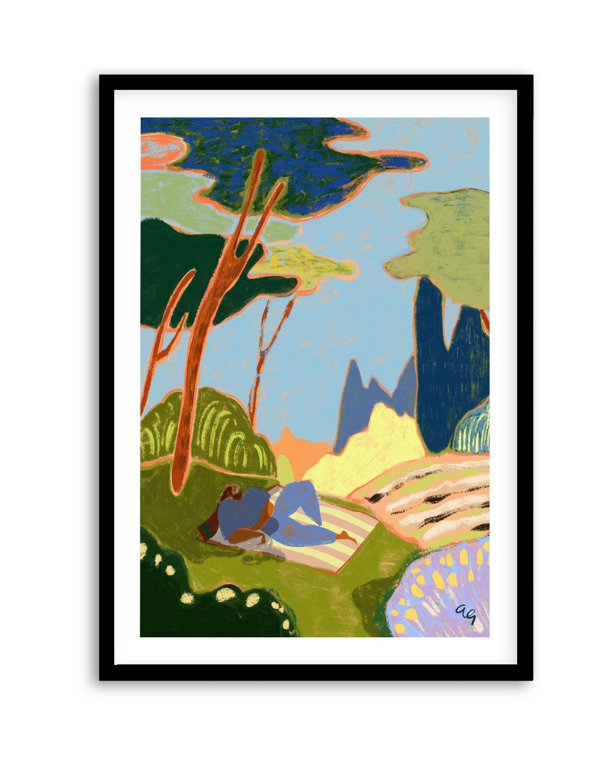 Respire by Arty Guava | Art Print from Olive et Oriel where you can shop wallpaper and artworks online