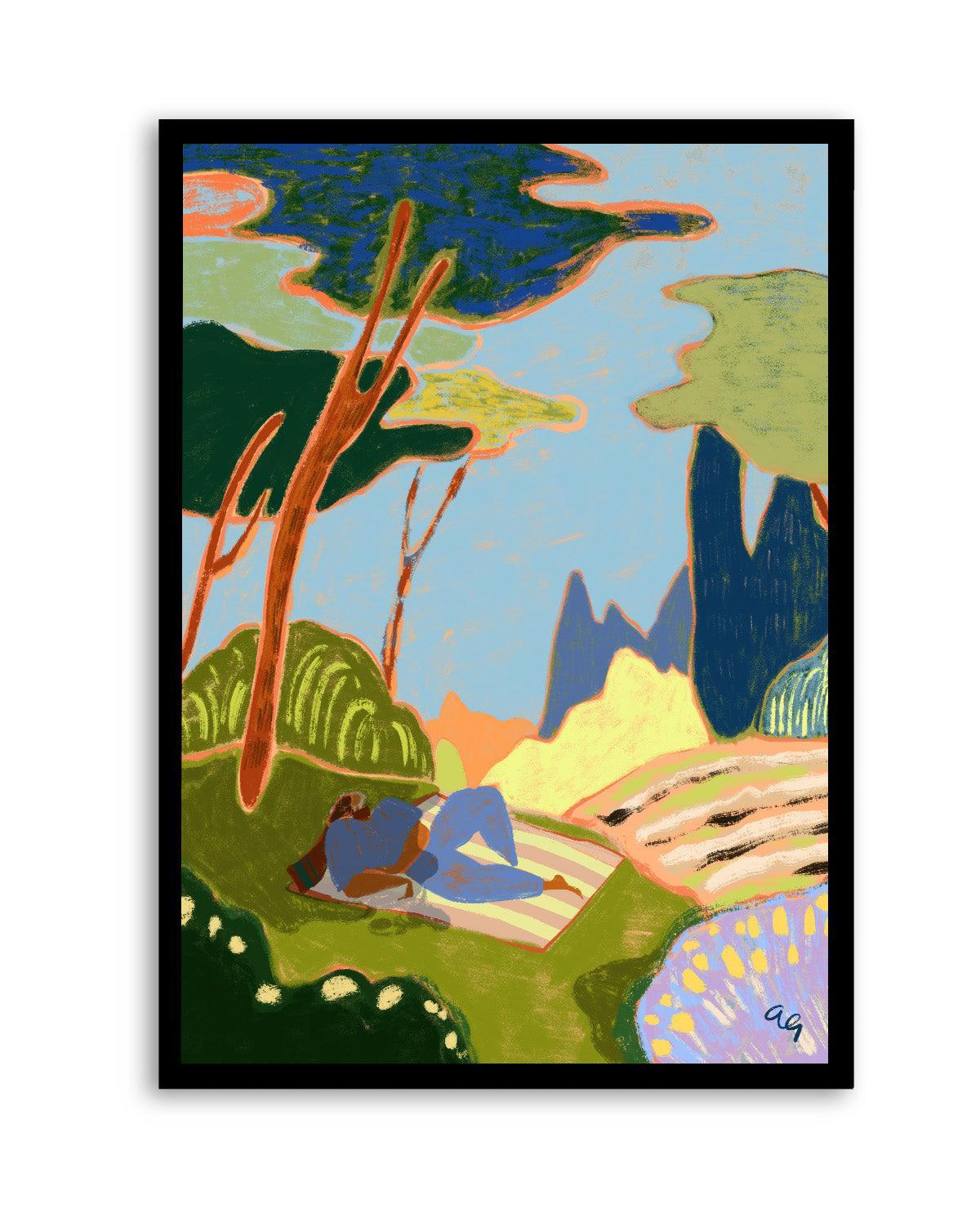 Respire by Arty Guava | Art Print from Olive et Oriel where you can shop wallpaper and artworks online