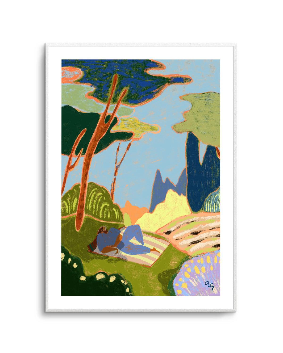 Respire by Arty Guava | Art Print from Olive et Oriel where you can shop wallpaper and artworks online