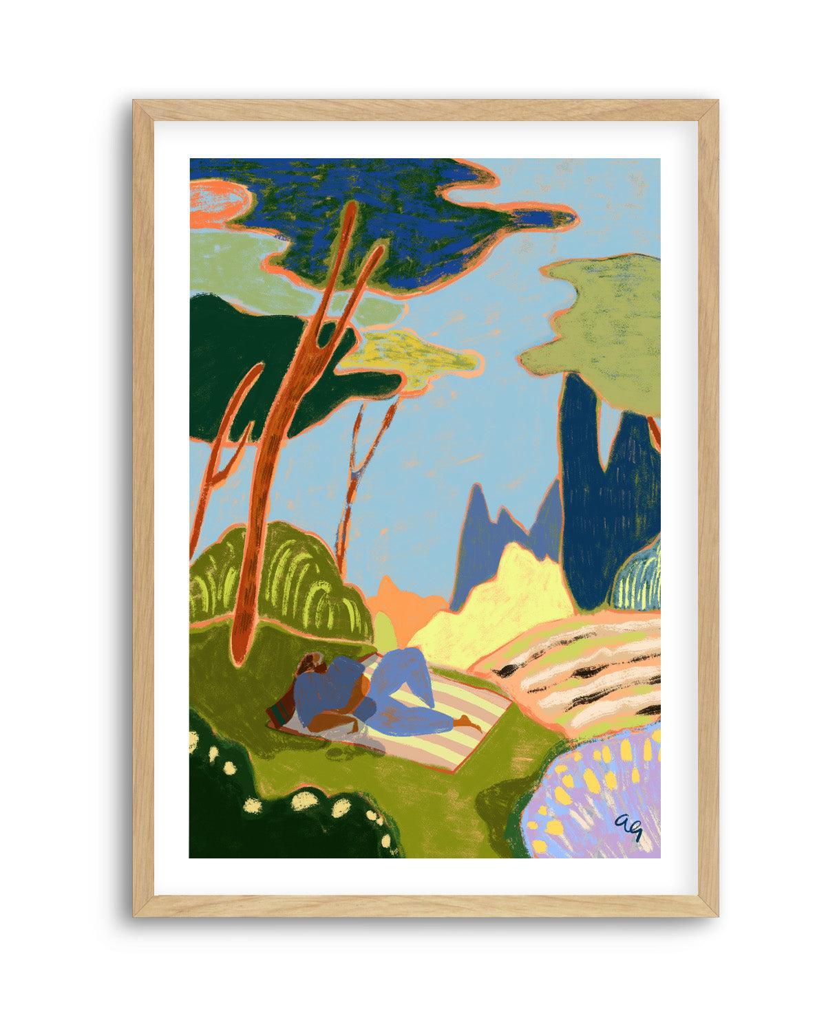 Respire by Arty Guava | Art Print from Olive et Oriel where you can shop wallpaper and artworks online