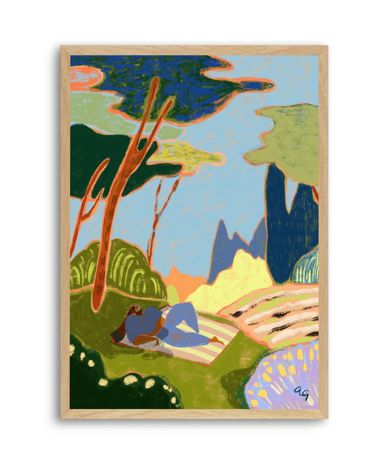 Respire by Arty Guava | Art Print from Olive et Oriel where you can shop wallpaper and artworks online