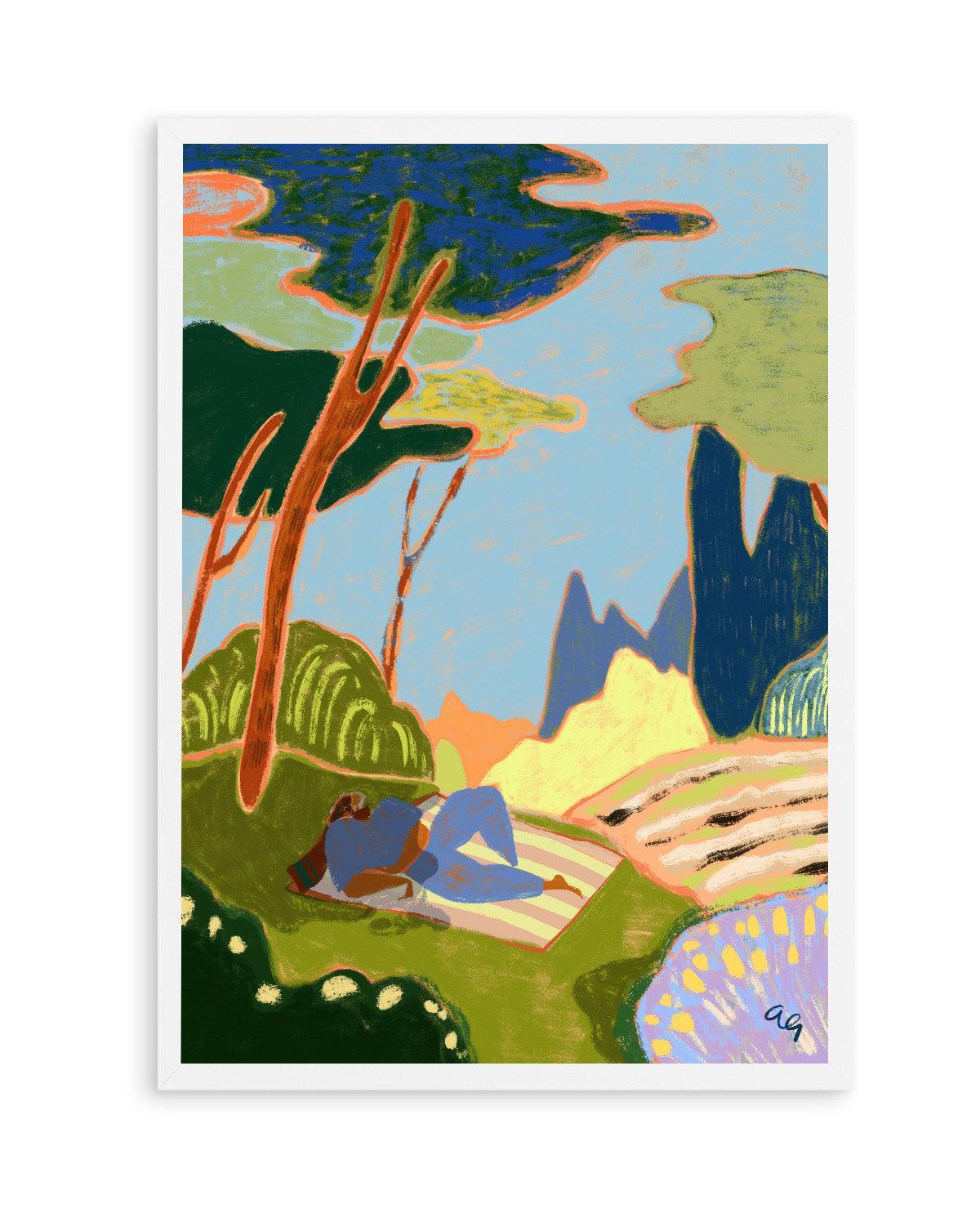 Respire by Arty Guava | Art Print from Olive et Oriel where you can shop wallpaper and artworks online