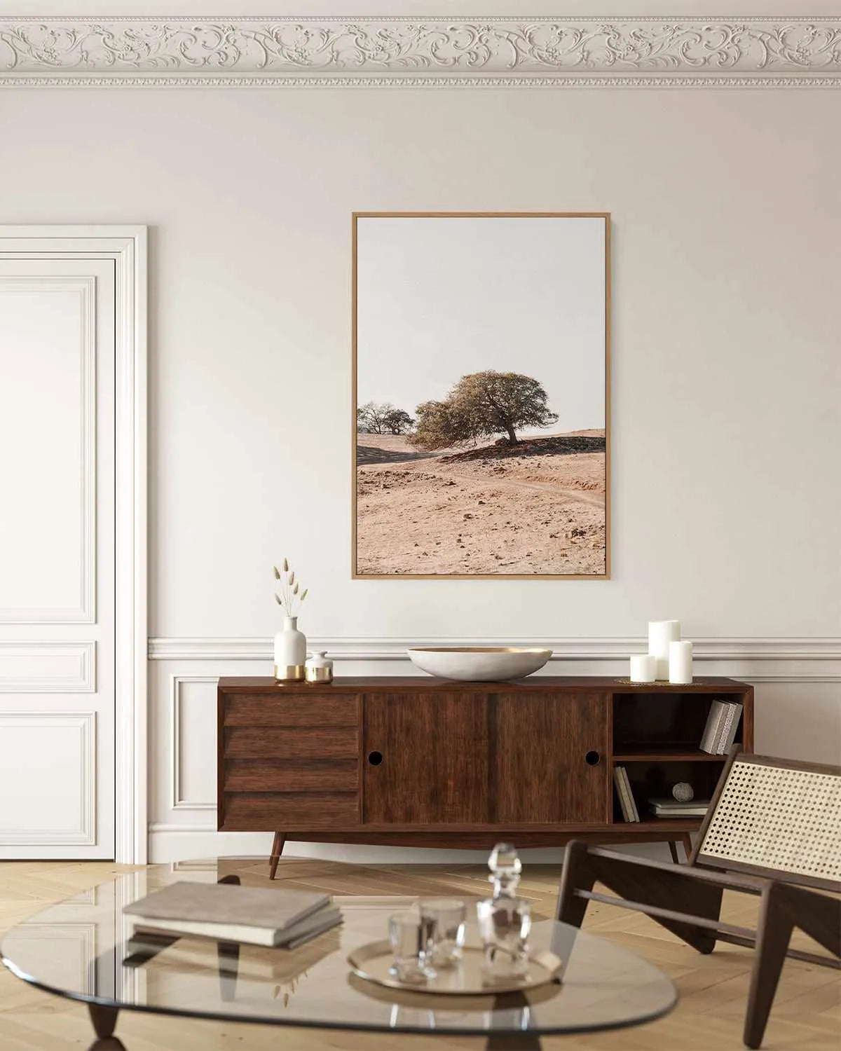 Rest Stop PT by Caleb Morris | Framed Canvas Art Print from Olive et Oriel where you can shop wallpaper and artworks online