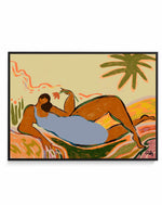 Rest and Relax by Arty Guava | Framed Canvas Art Print