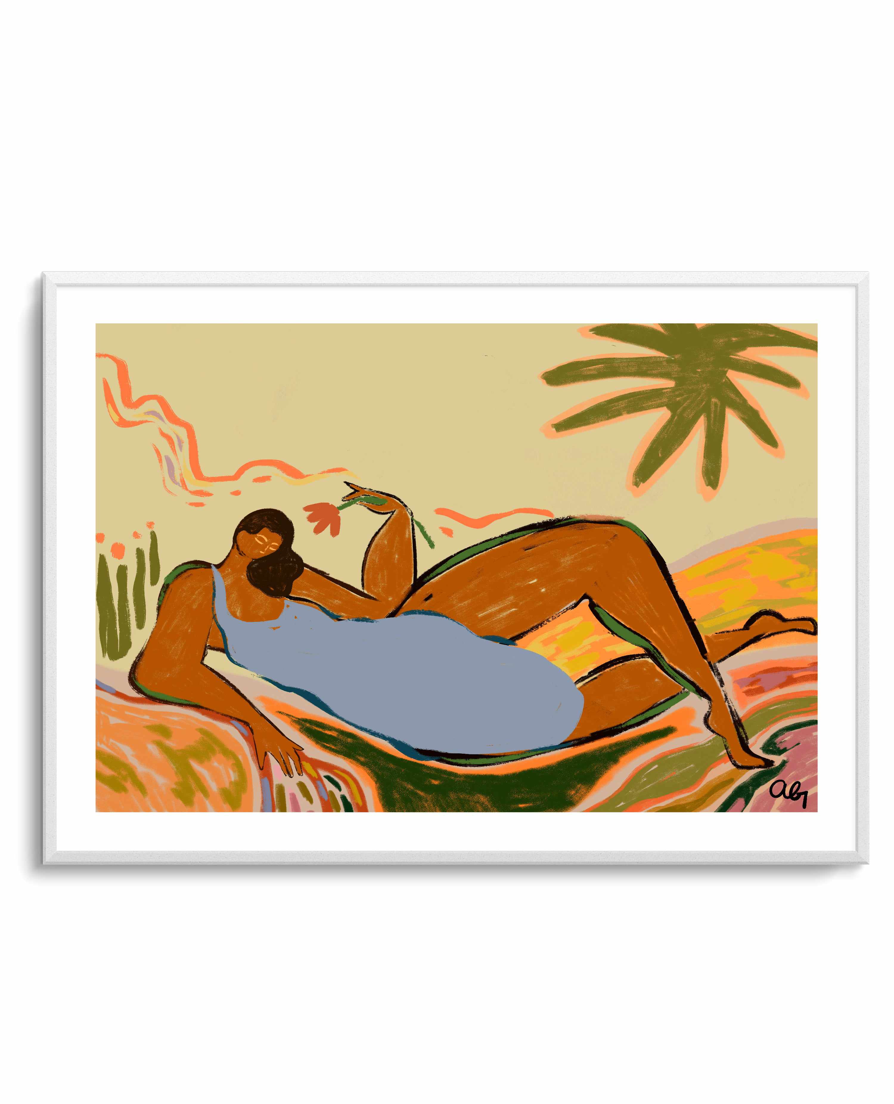 Rest and Relax by Arty Guava | Art Print